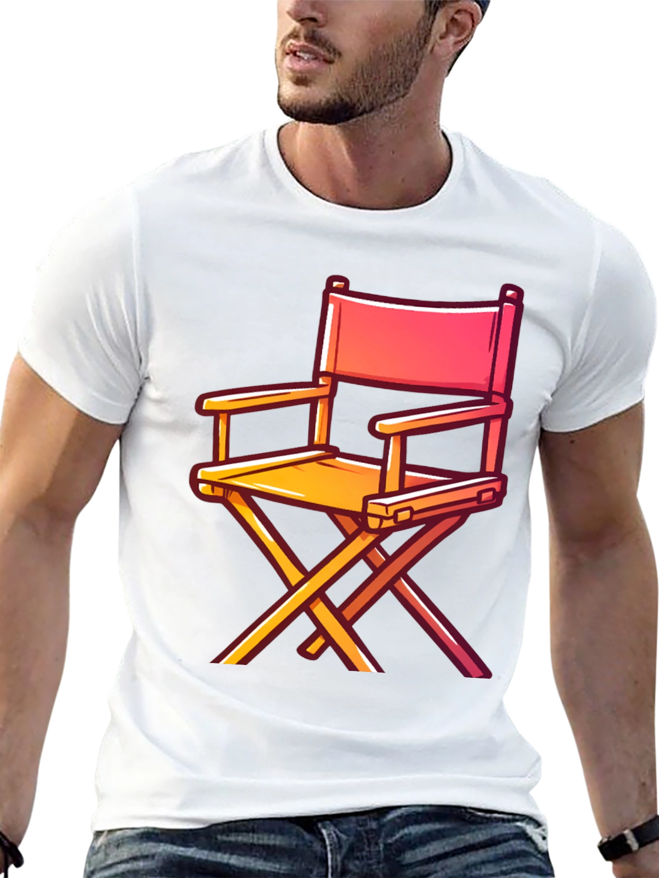Directors Chair Graphic Tee - Movie Lovers Shirt