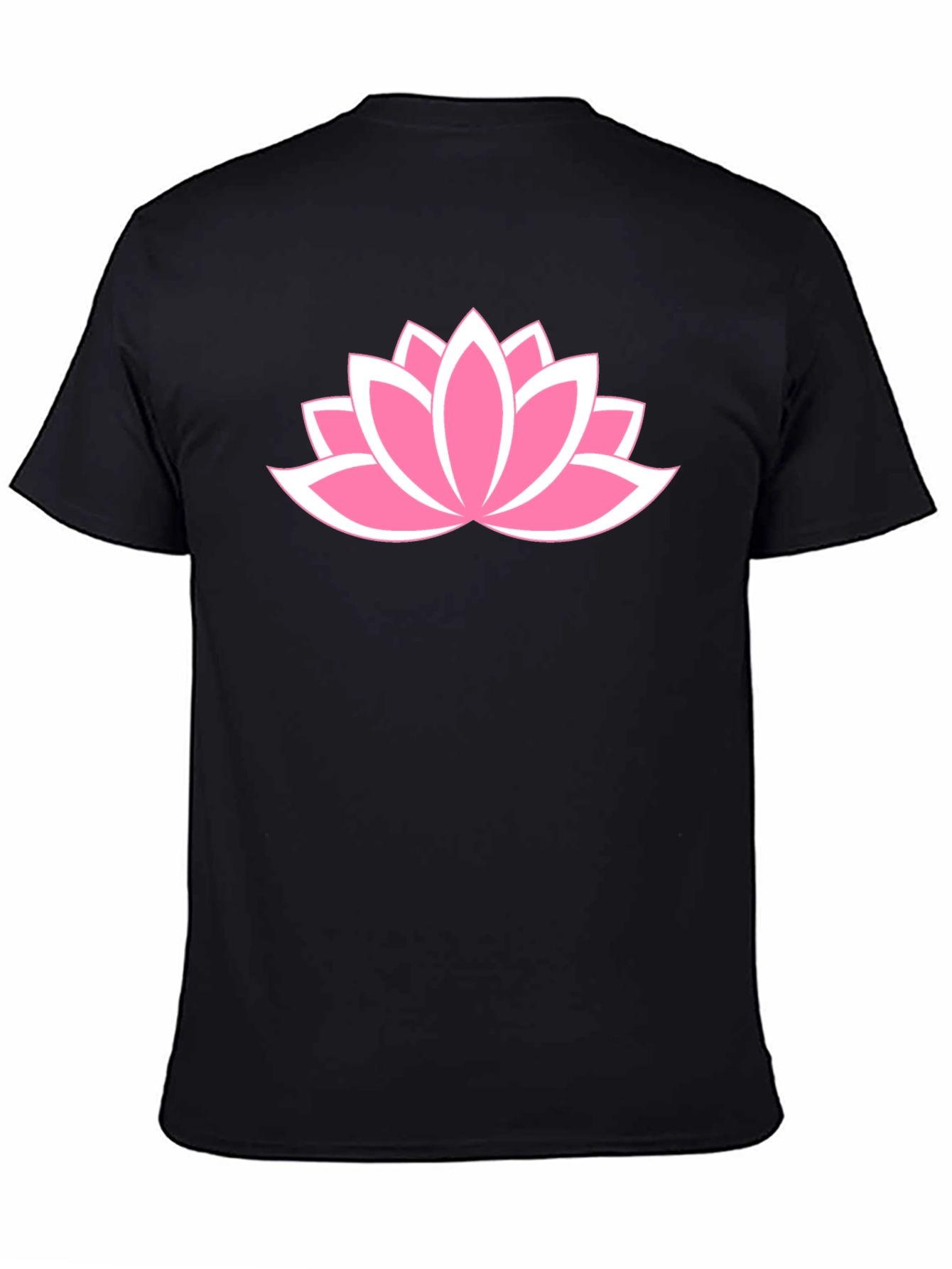 Lotus Flower Graphic T-Shirt - Casual Cotton Tee