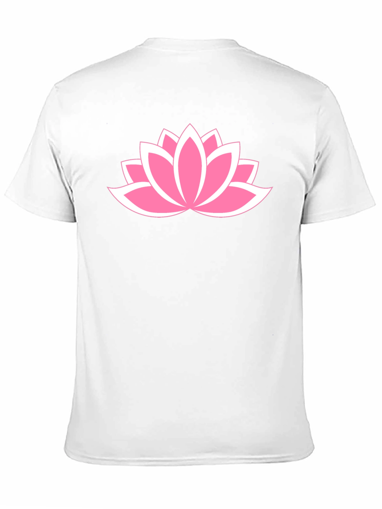 Lotus Flower Graphic T-Shirt - Casual Cotton Tee