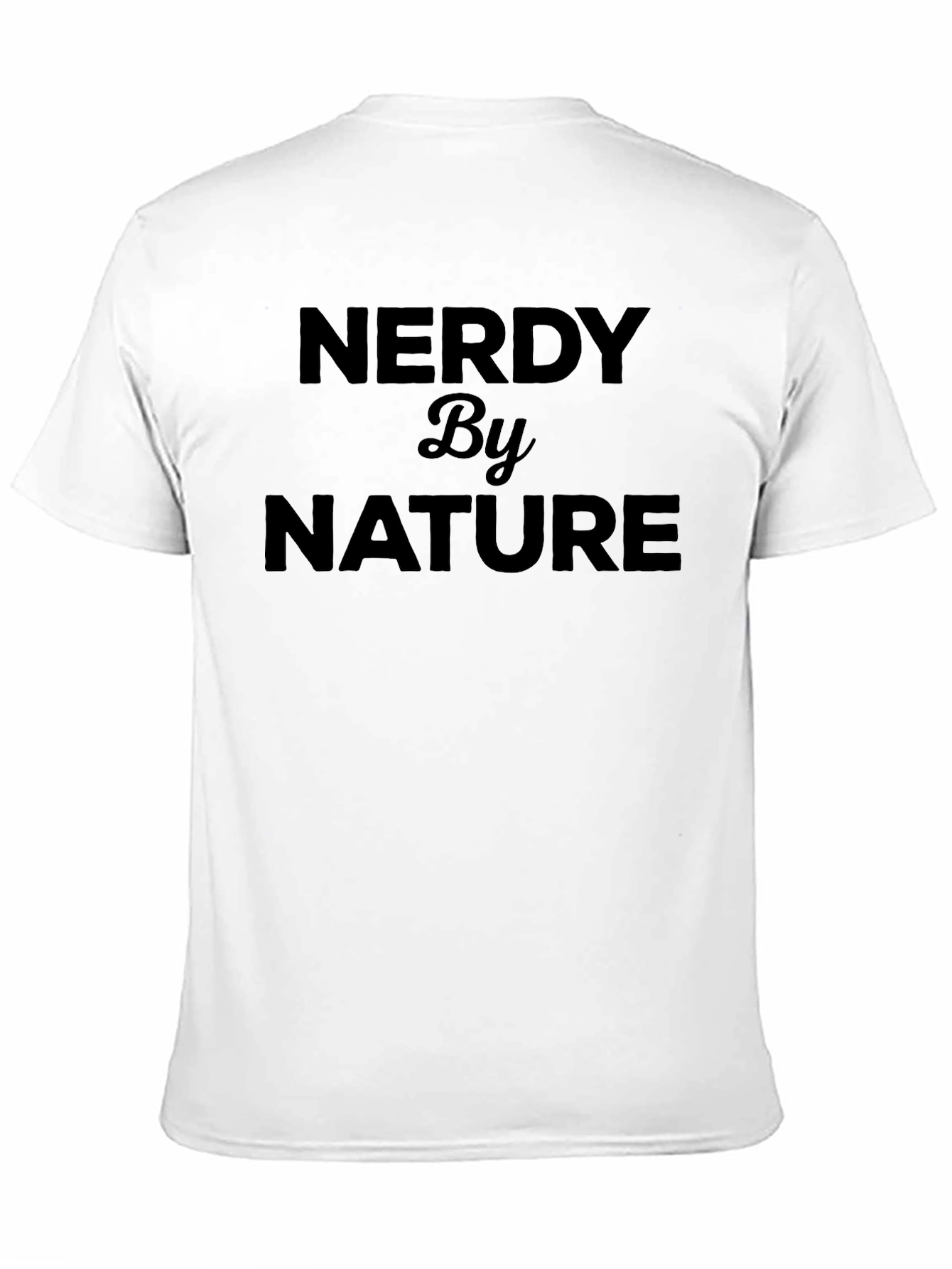 Nerdy By Nature Black Graphic Tee Shirt