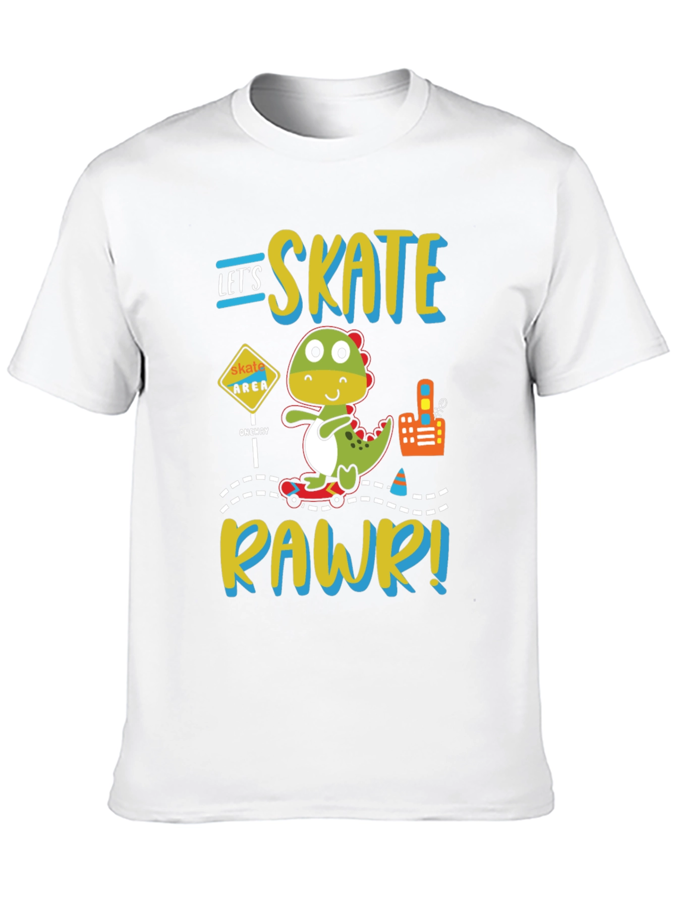Skate Rawr Dinosaur T-Shirt