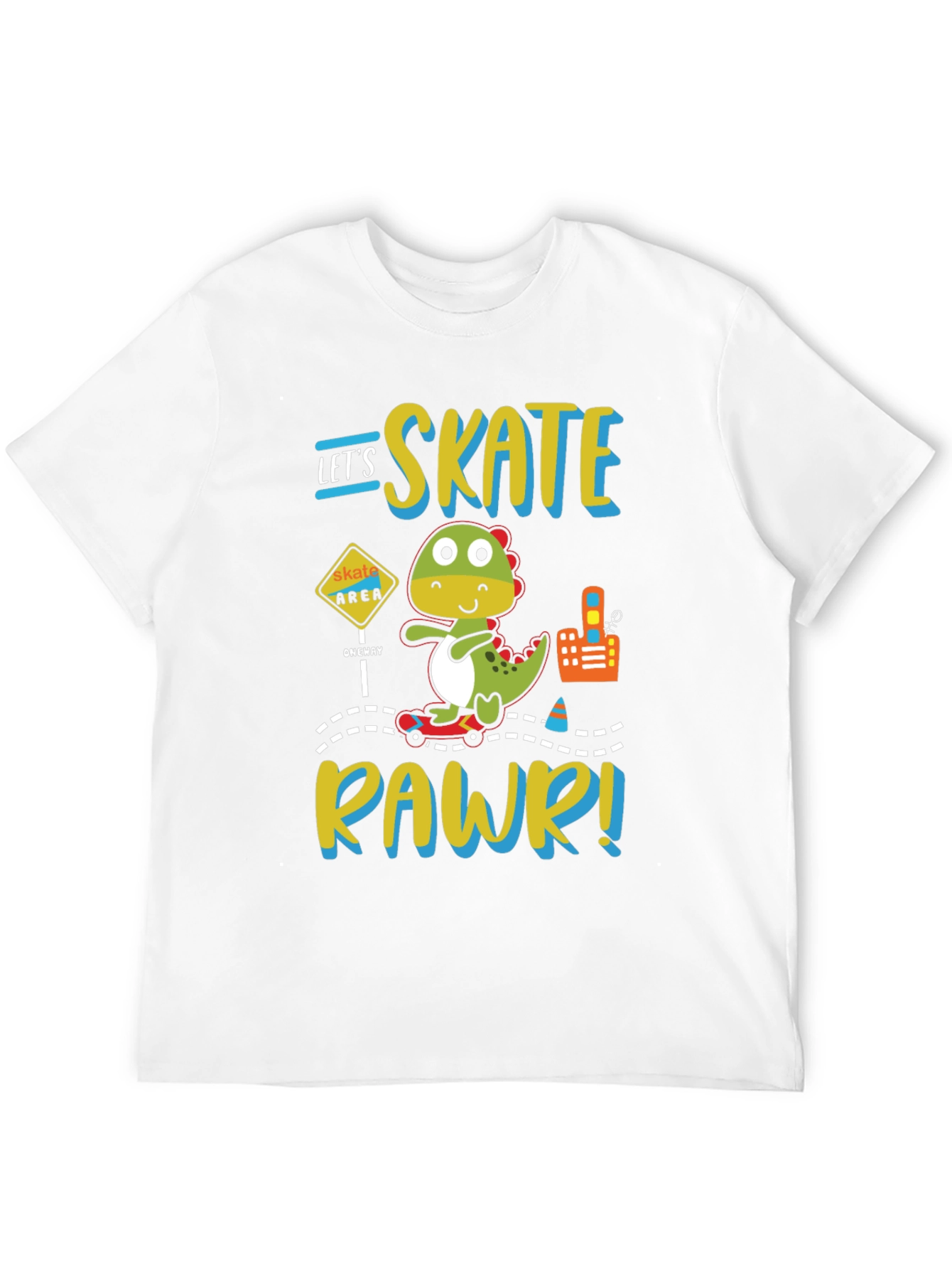 Skate Rawr Dinosaur T-Shirt