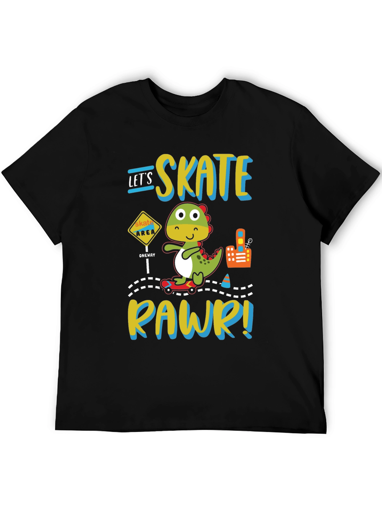 Skate Rawr Dinosaur T-Shirt