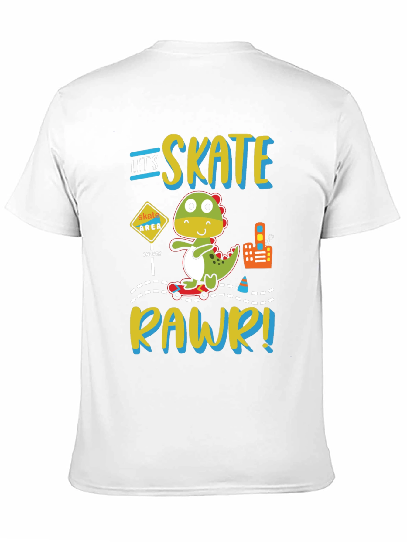 Skate Rawr Dinosaur T-Shirt