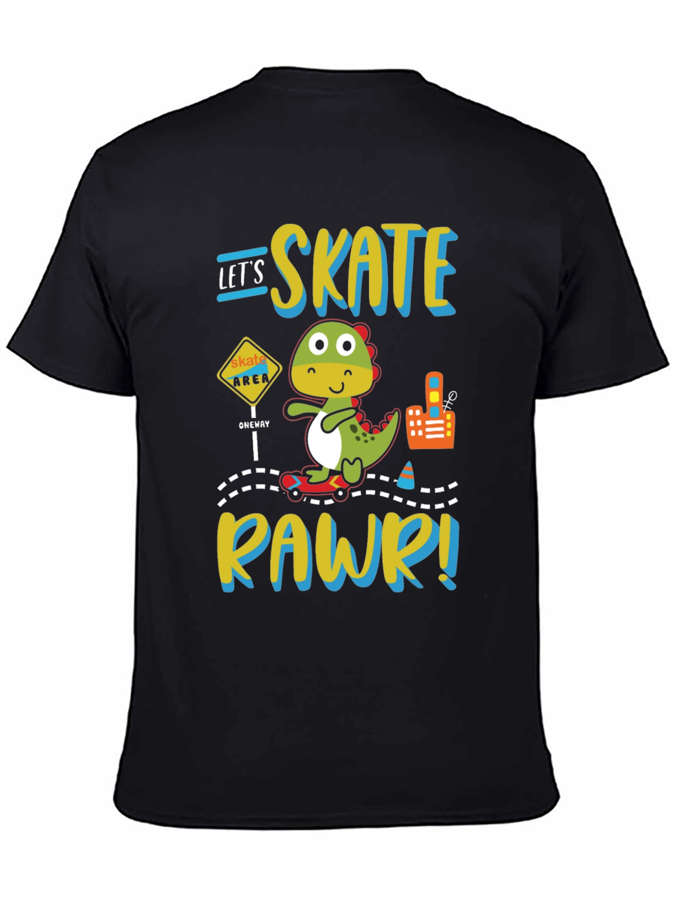 Skate Rawr Dinosaur T-Shirt
