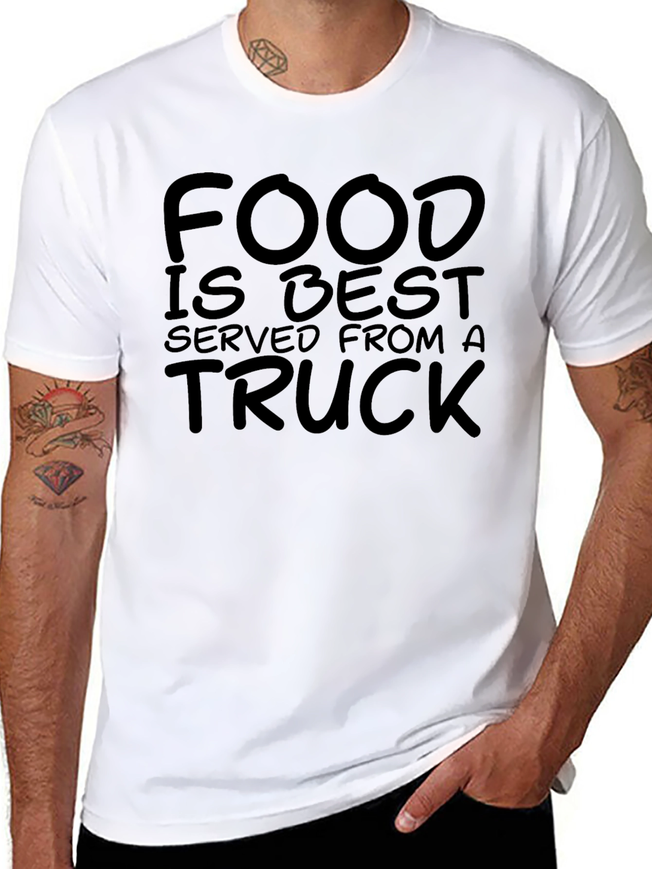 Food Truck T-Shirt - Best Served From a Truck