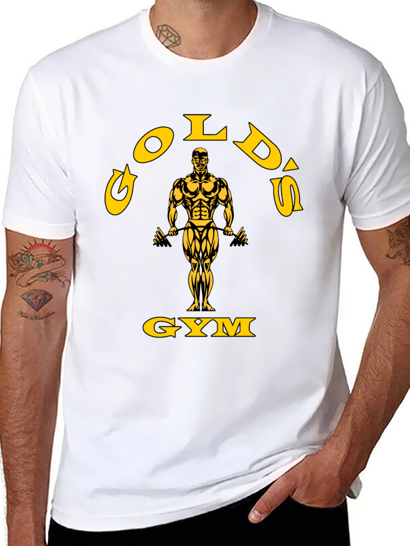Golds Gym Black Graphic T-Shirt