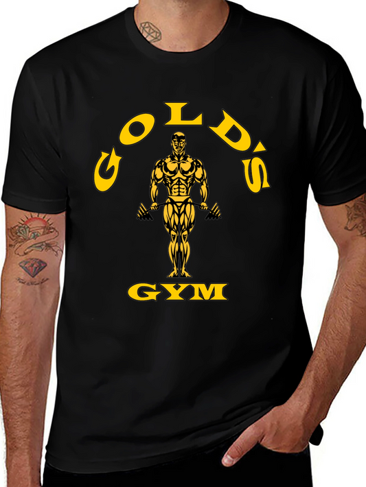 Golds Gym Black Graphic T-Shirt