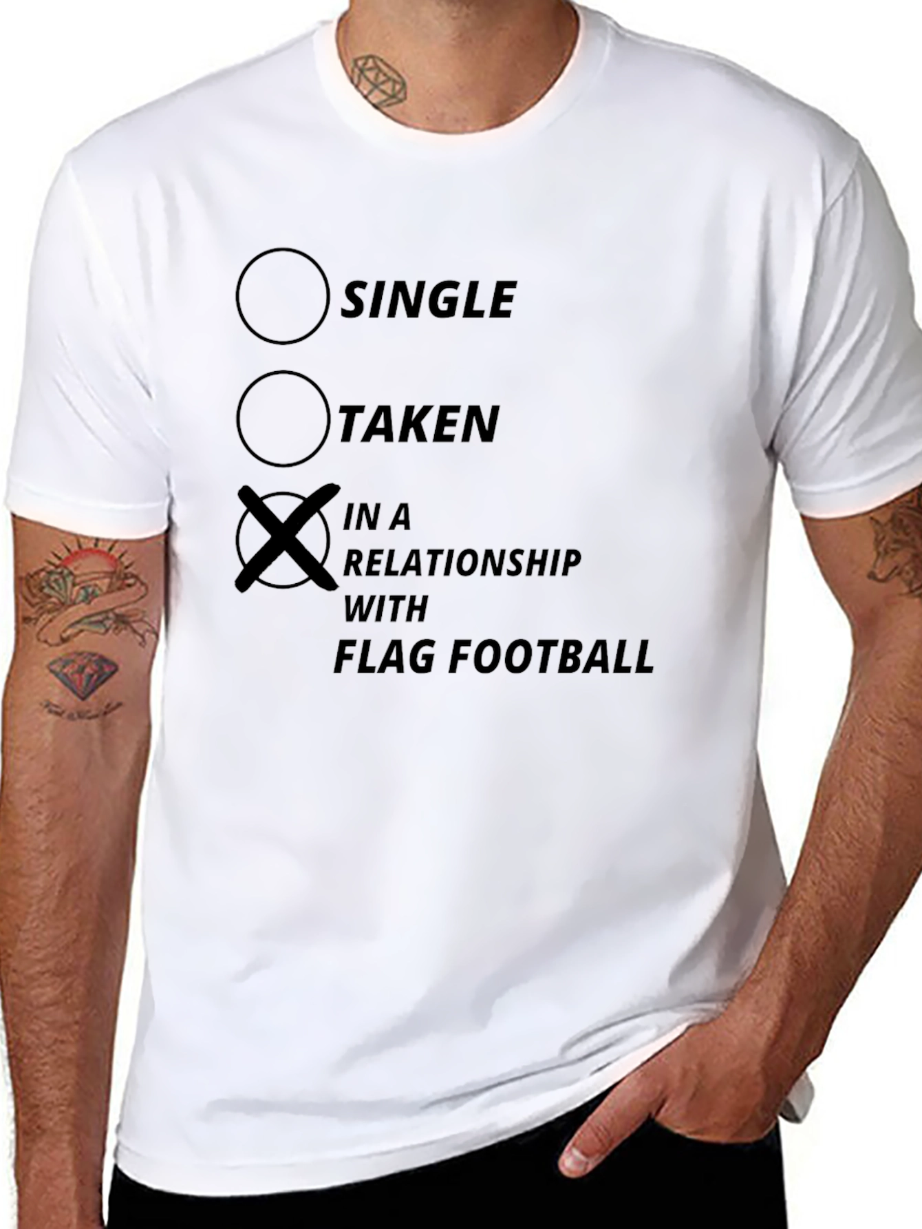 Flag Football Relationship T-Shirt