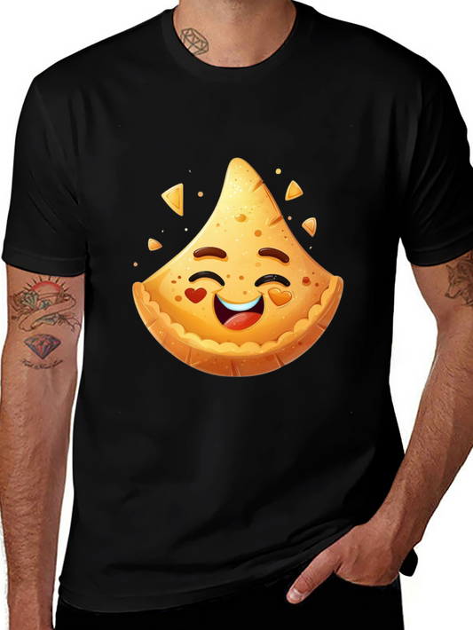 Cute Empanada Graphic Tee - Black Comfort Fit T-Shirt