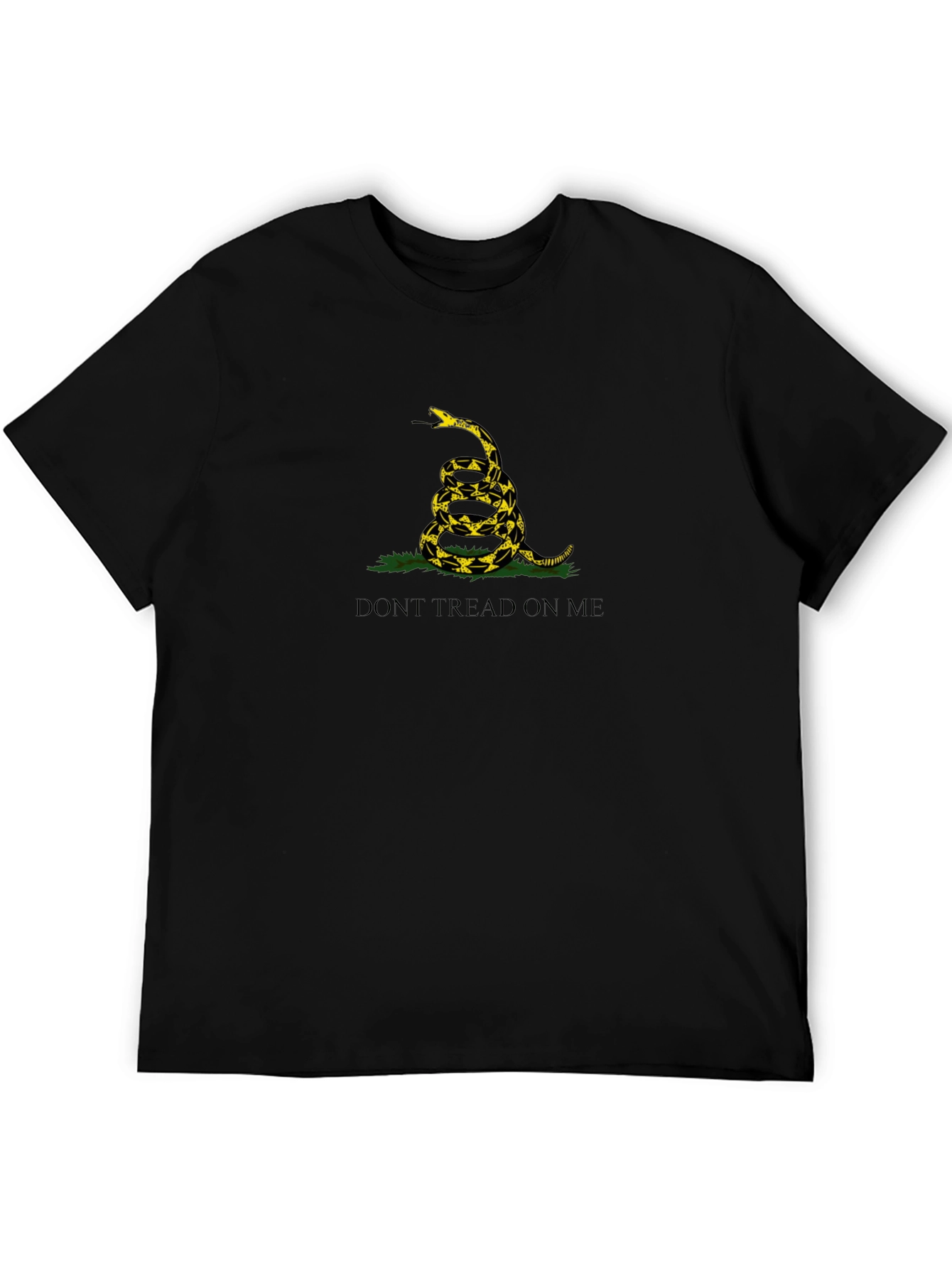 Dont Tread on Me Graphic Tee - Black
