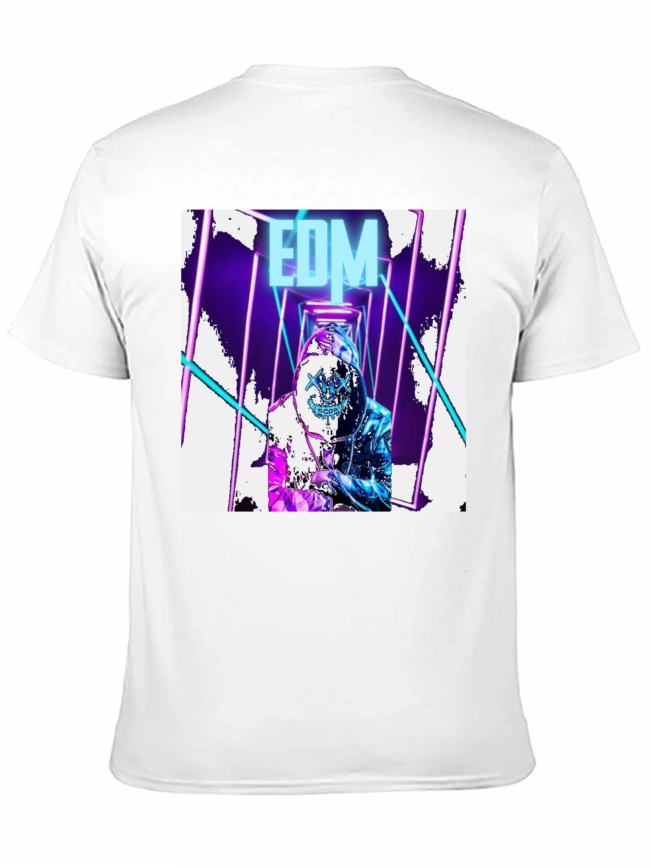 EDM Rave DJ Graphic T-Shirt - Black