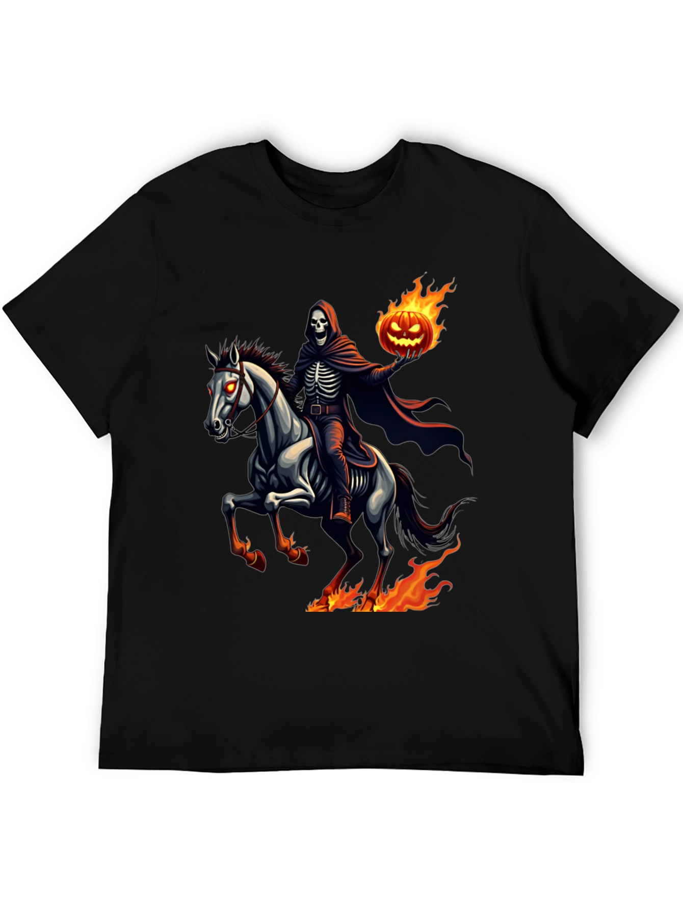 Grim Reaper Horseman T-Shirt - Halloween Ride
