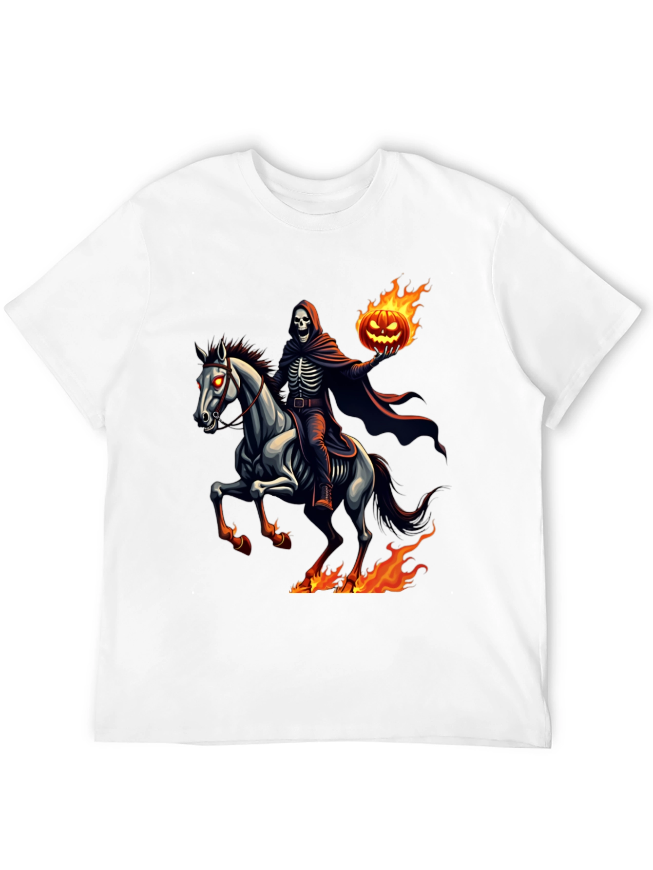 Grim Reaper Horseman T-Shirt - Halloween Ride