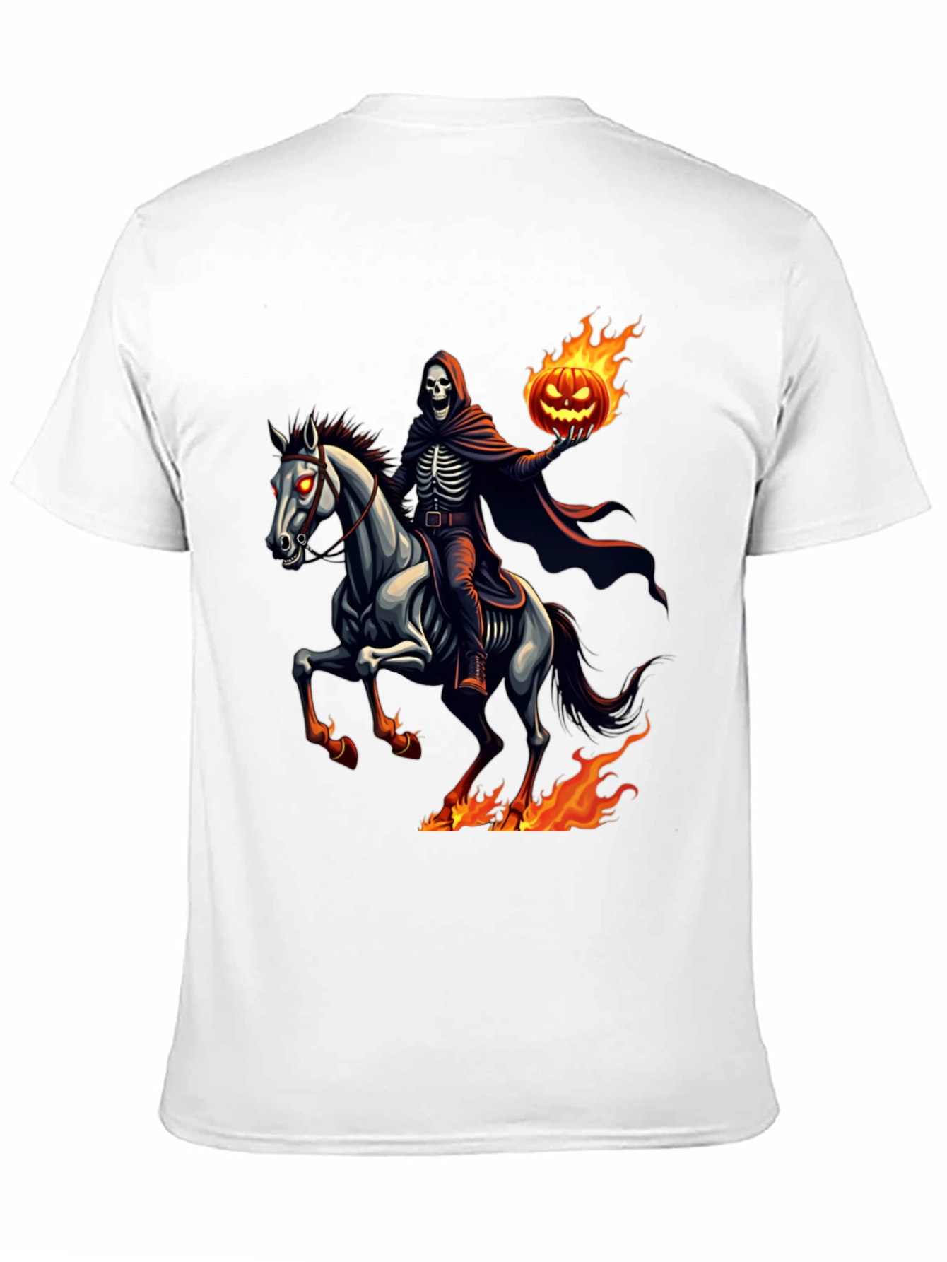 Grim Reaper Horseman T-Shirt - Halloween Ride