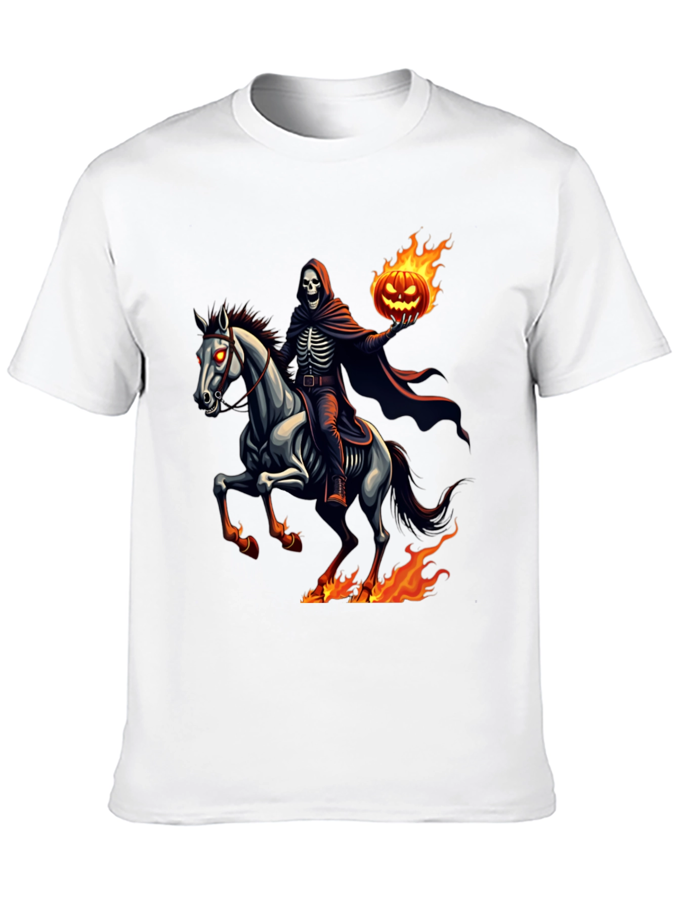 Grim Reaper Horseman T-Shirt - Halloween Ride