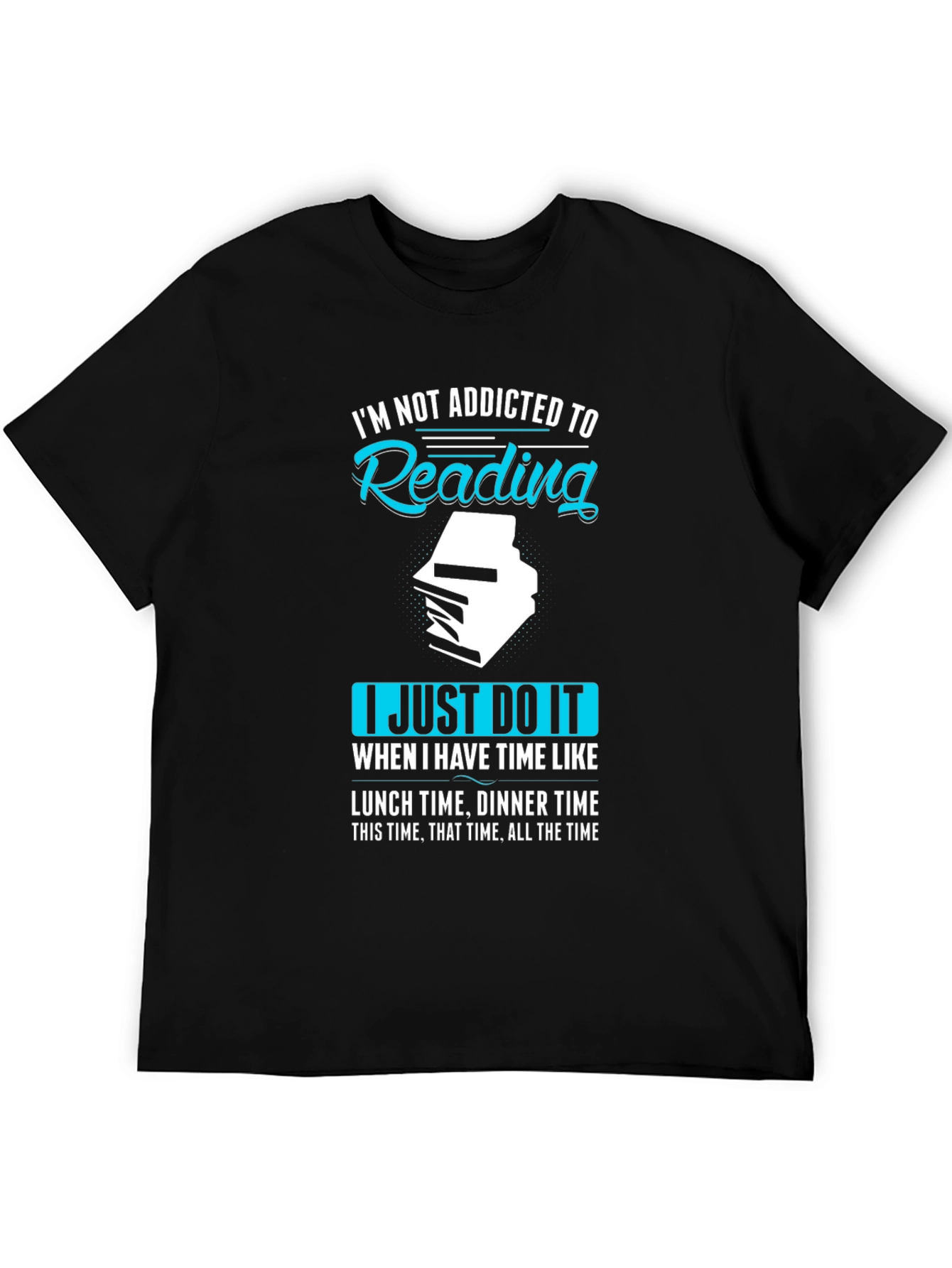 Reading Addict Black T-Shirt
