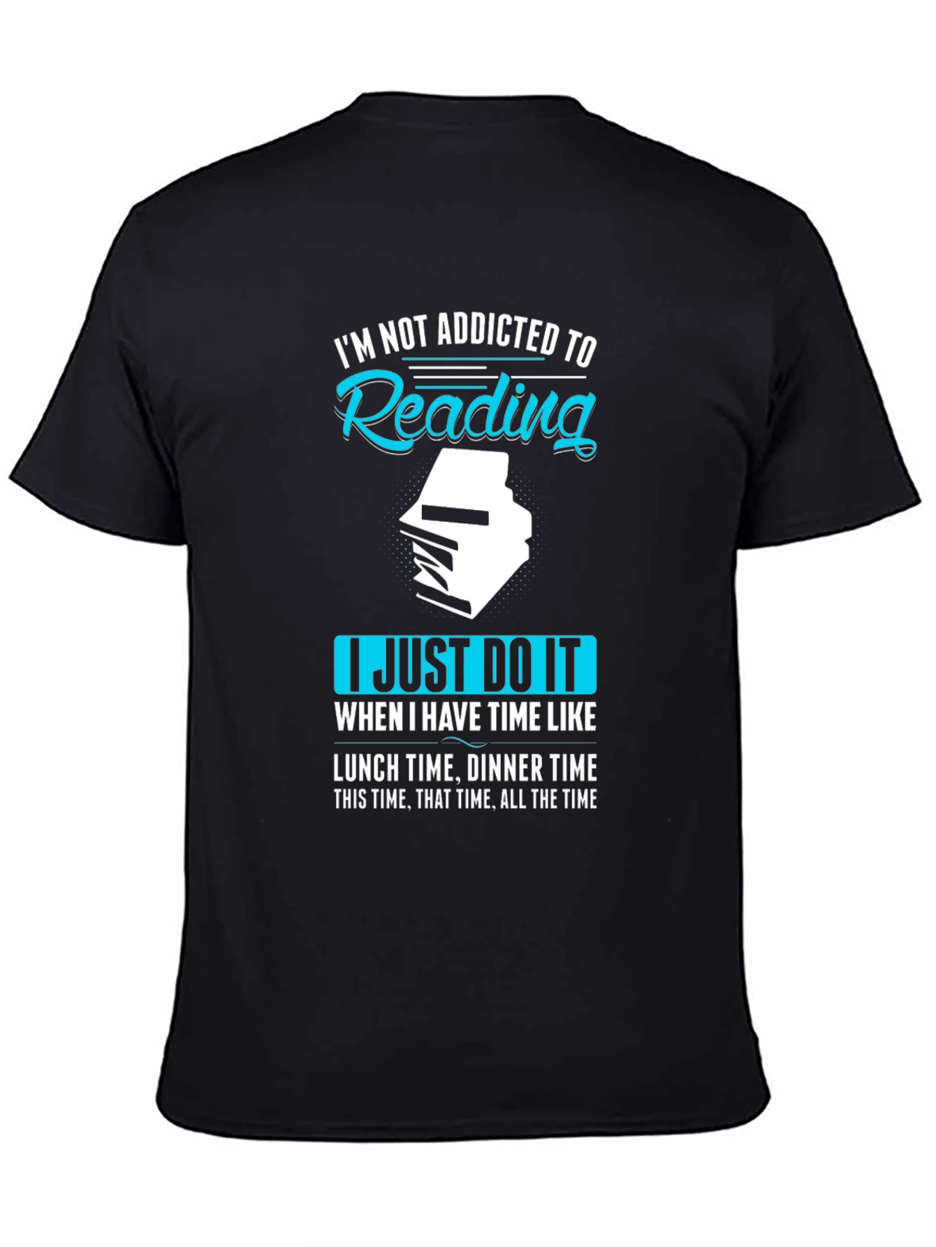 Reading Addict Black T-Shirt