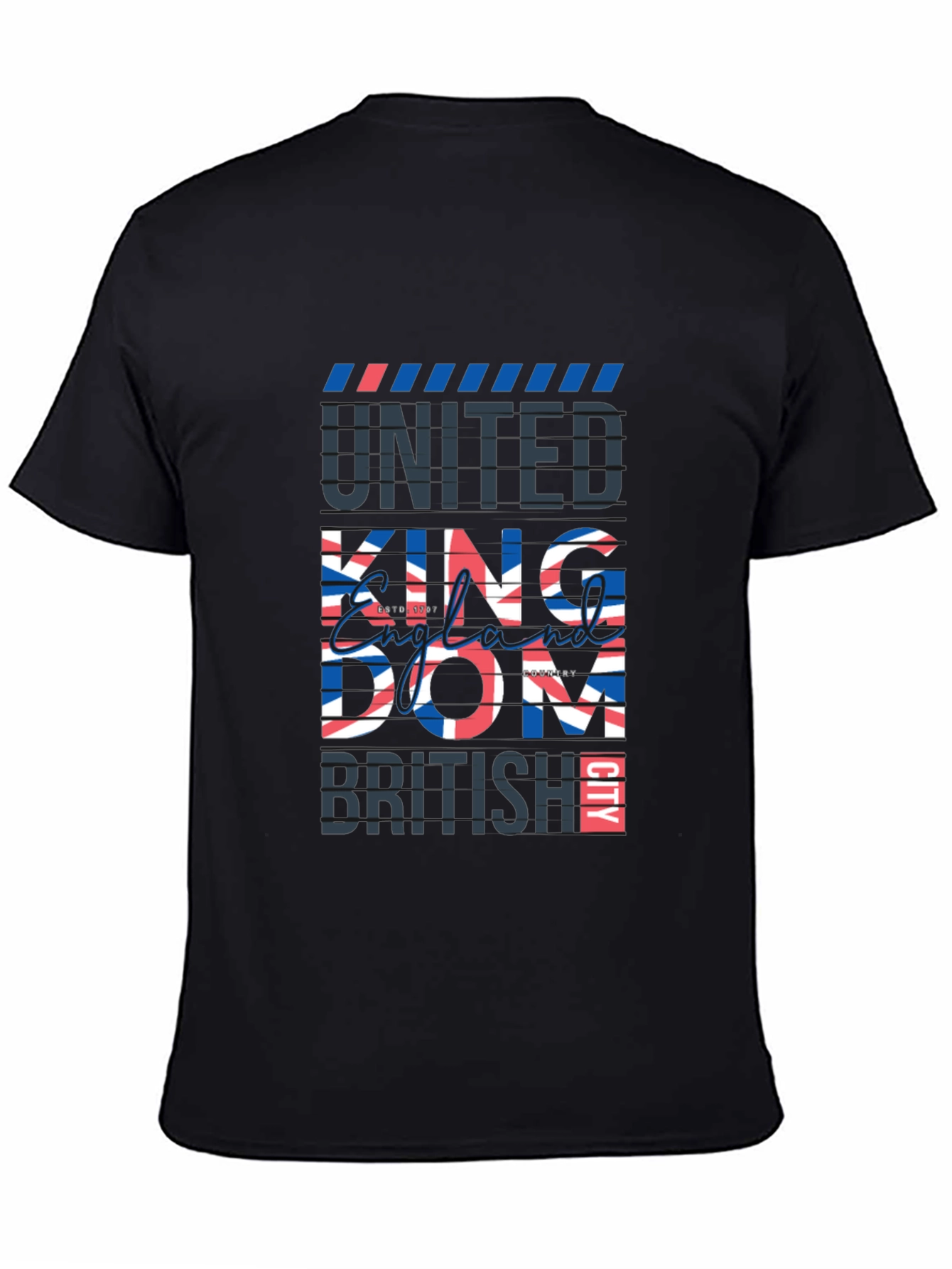 United Kingdom Graphic Tee - Mens Black T-Shirt