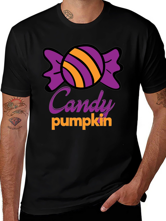 Candy Pumpkin Graphic Tee Halloween