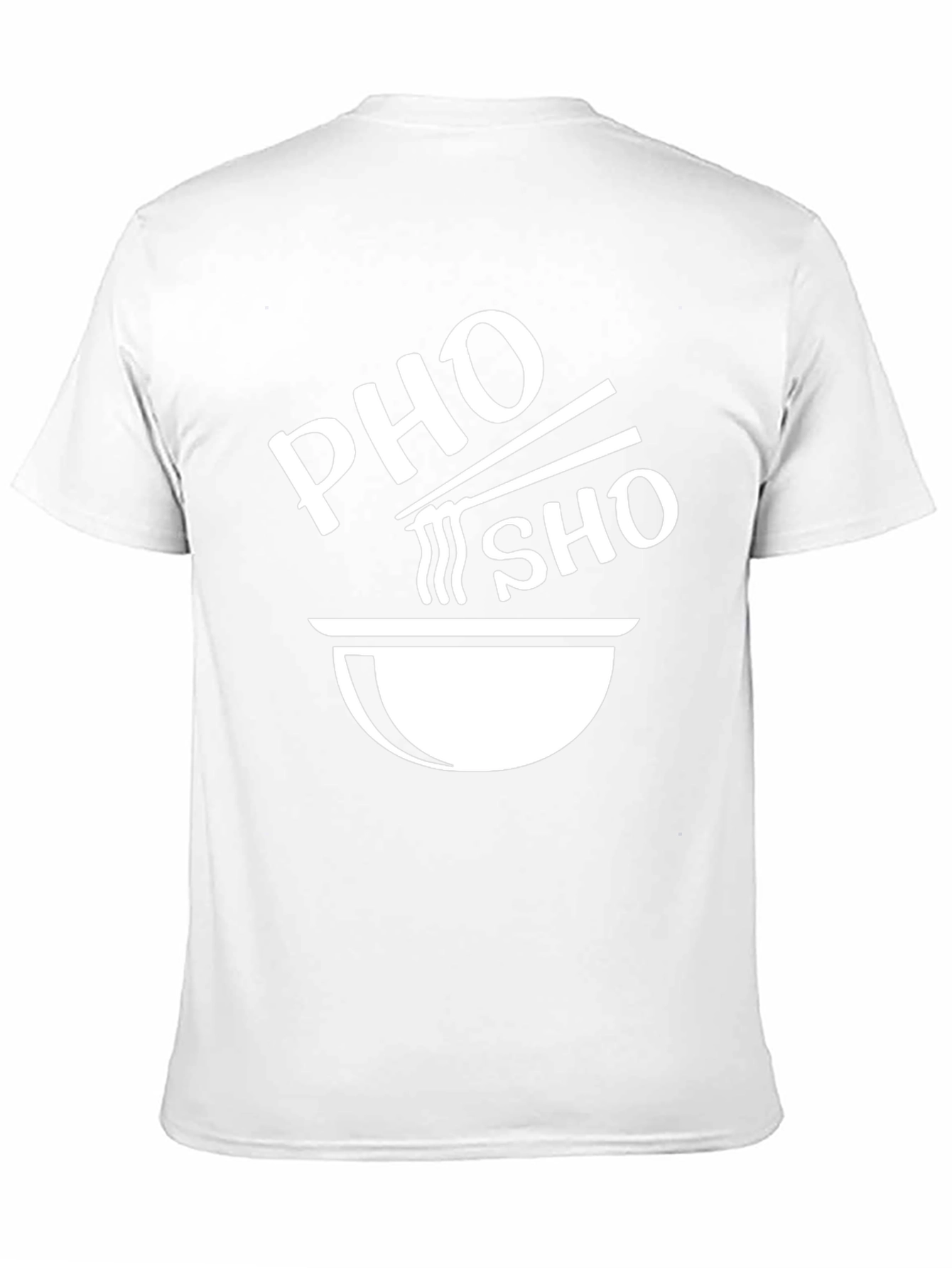 Pho Sho Funny T-Shirt - Unisex Black Tee