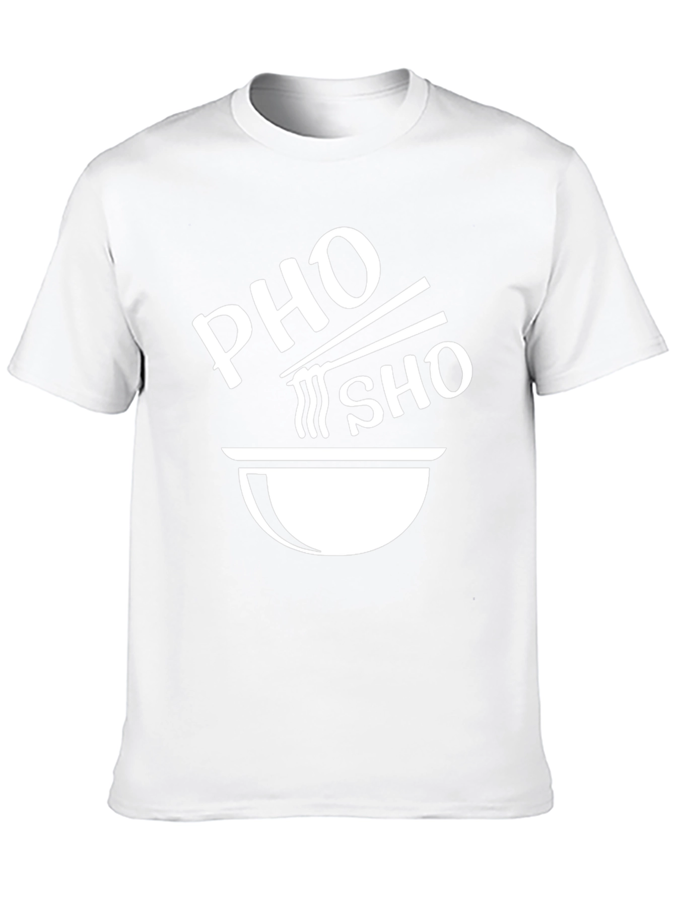 Pho Sho Funny T-Shirt - Unisex Black Tee