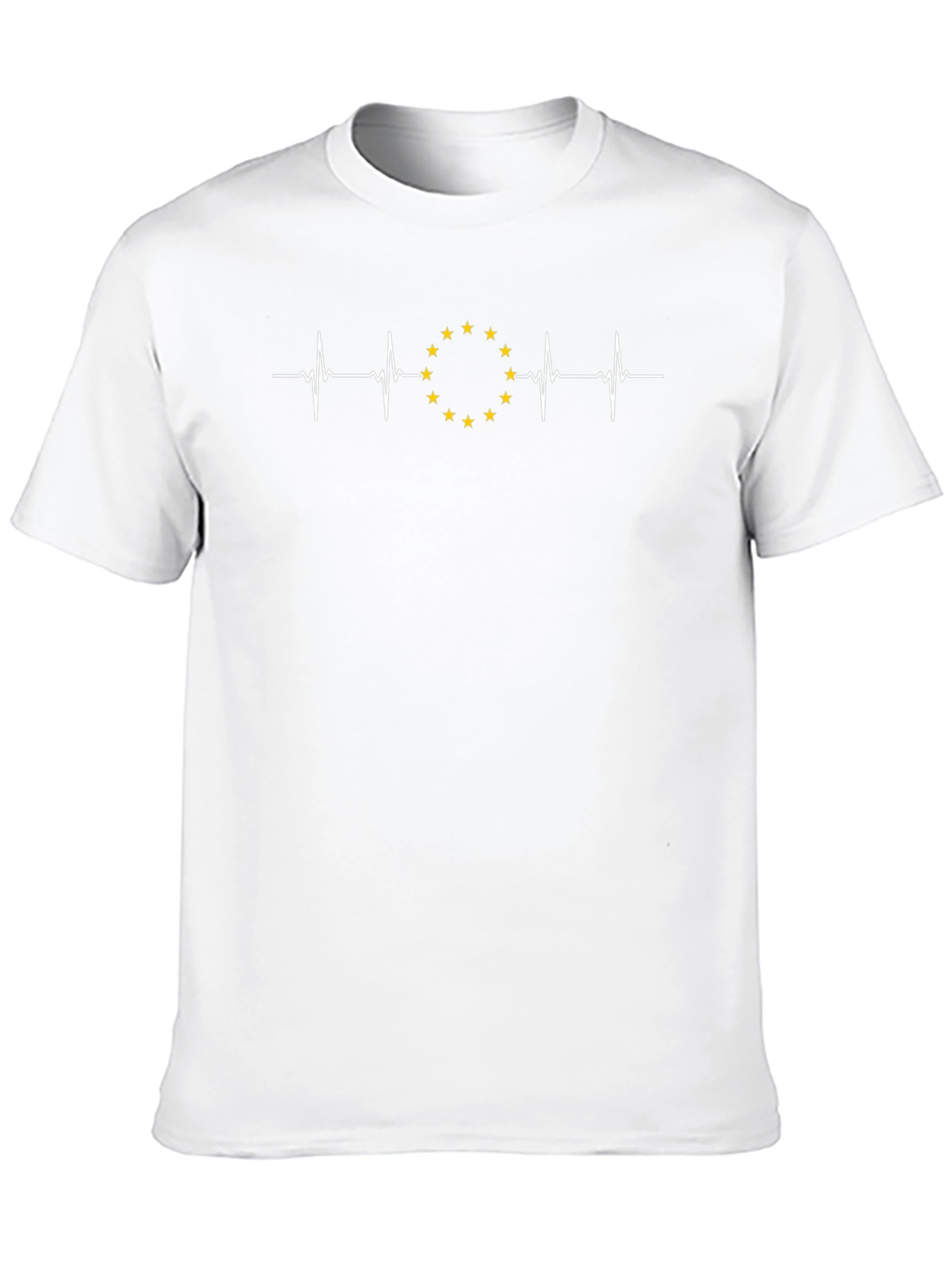 EU Heartbeat T-Shirt - Black