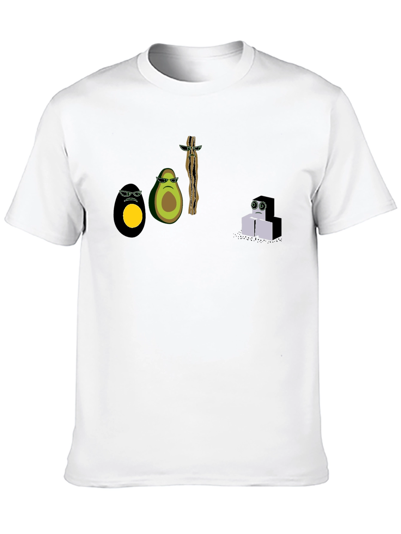 Cool Graphic Print Black T-Shirt