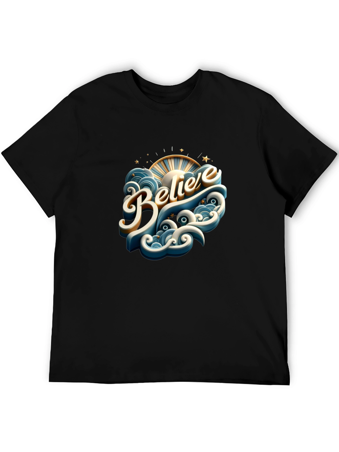 Believe Graphic Tee - Stylish Comfort