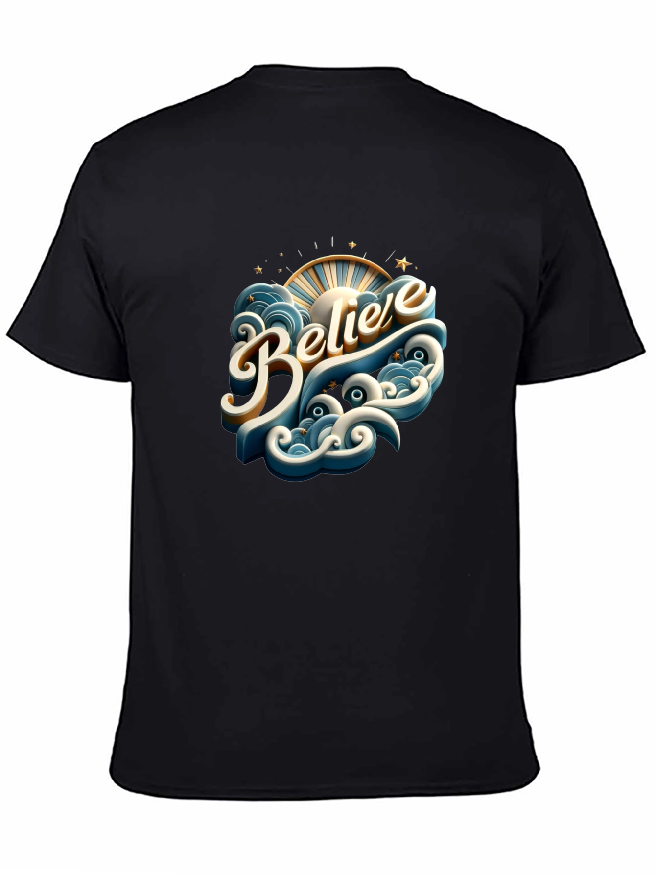 Believe Graphic Tee - Stylish Comfort