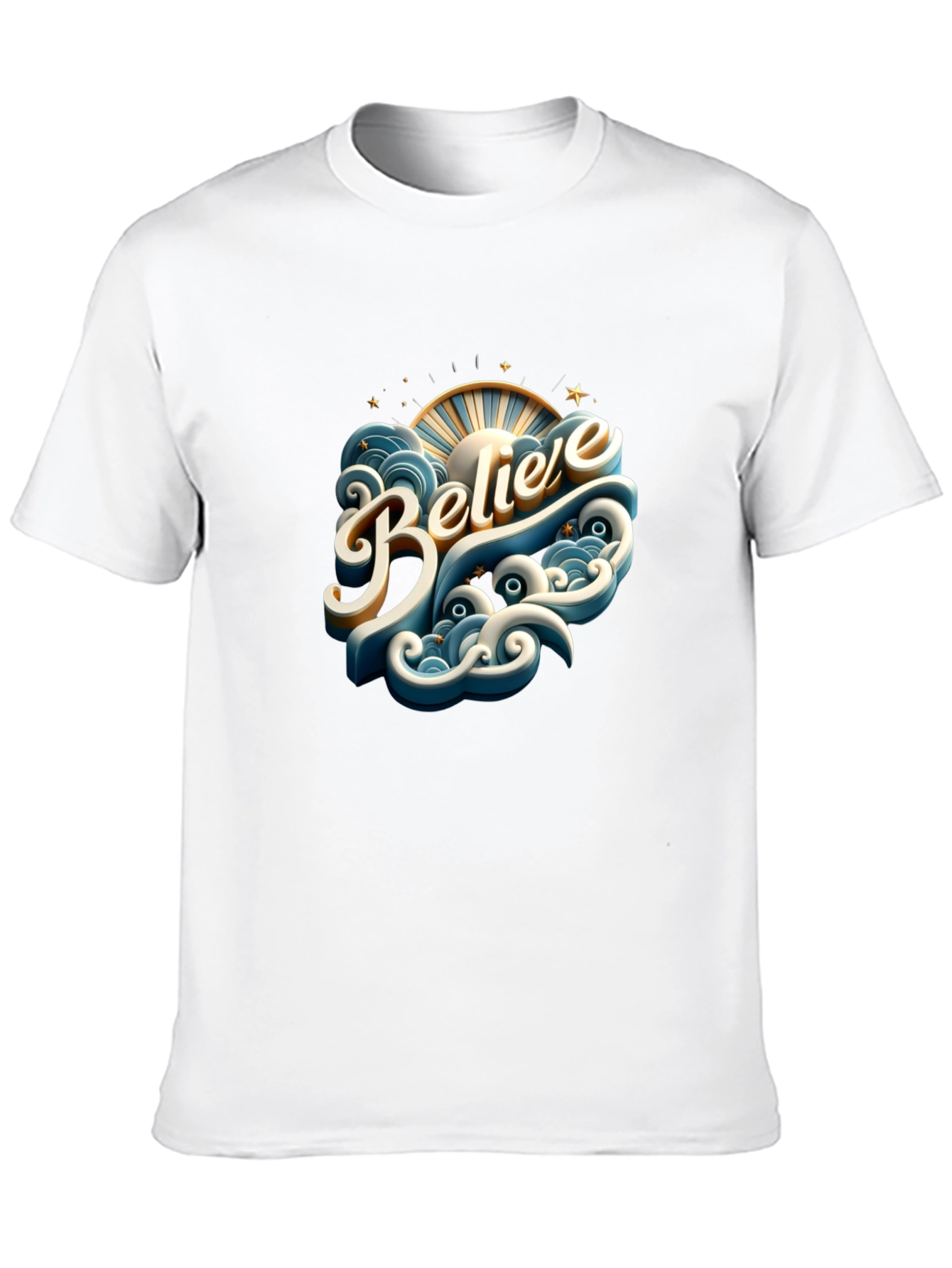 Believe Graphic Tee - Stylish Comfort