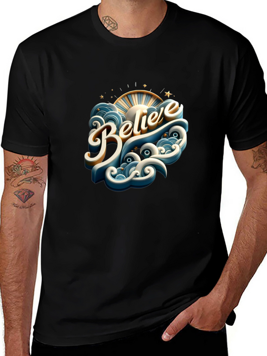 Believe Graphic Tee - Stylish Comfort