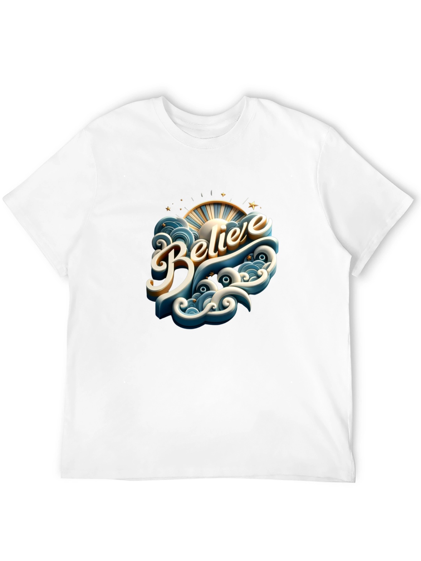 Believe Graphic Tee - Stylish Comfort