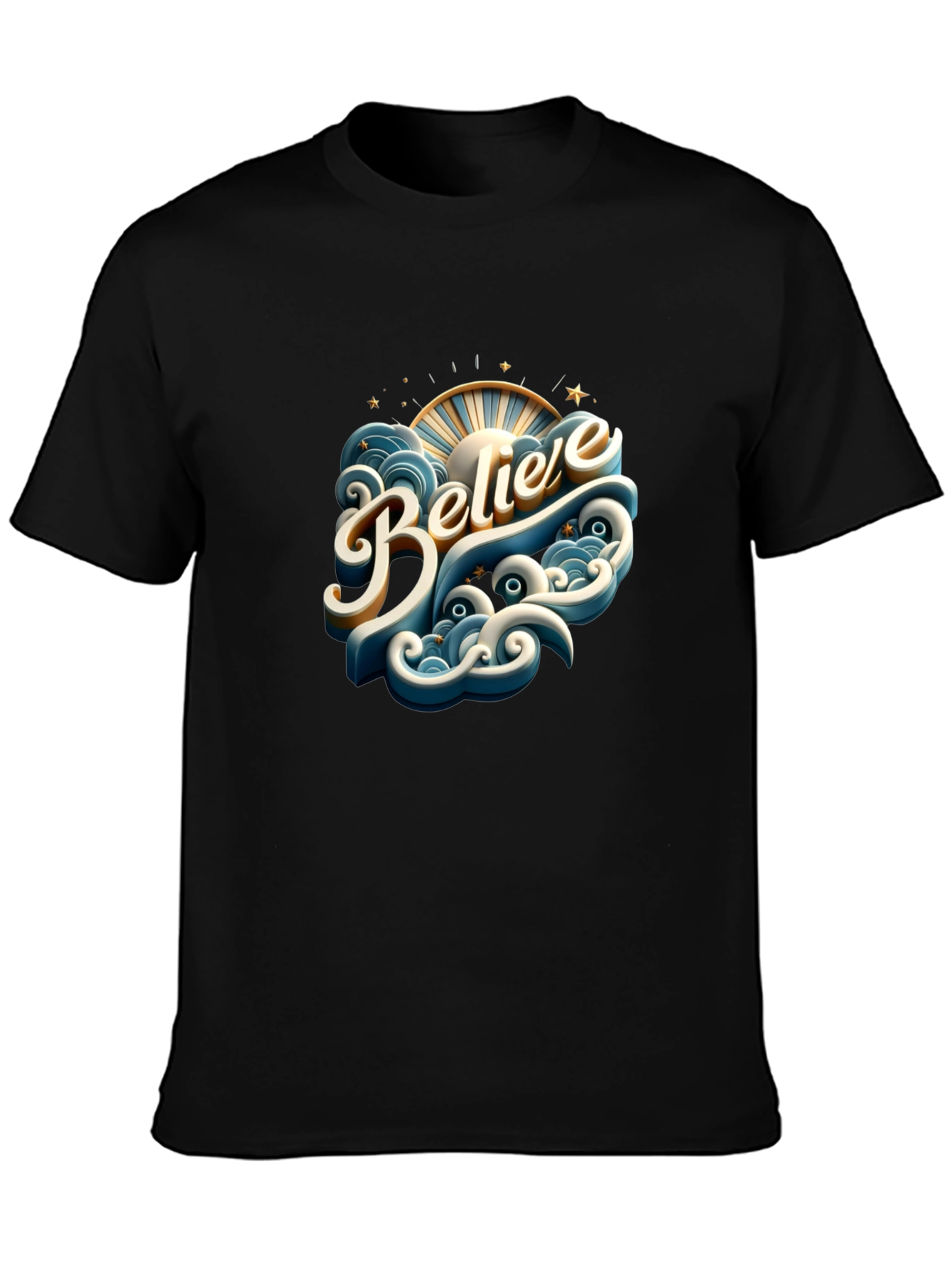 Believe Graphic Tee - Stylish Comfort
