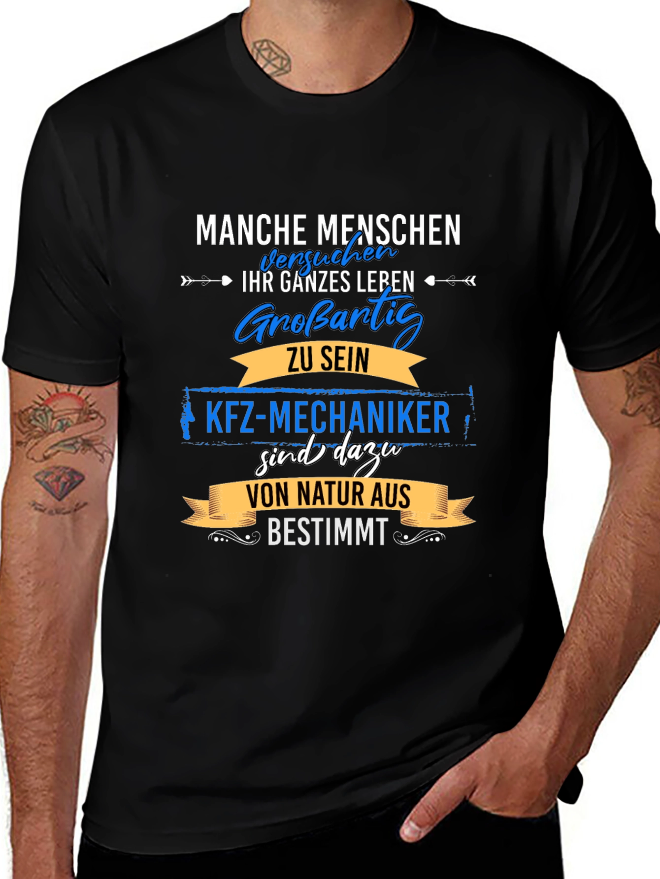 Mens Kfz-Mechaniker Graphic Tee - Great Mechanic Gift