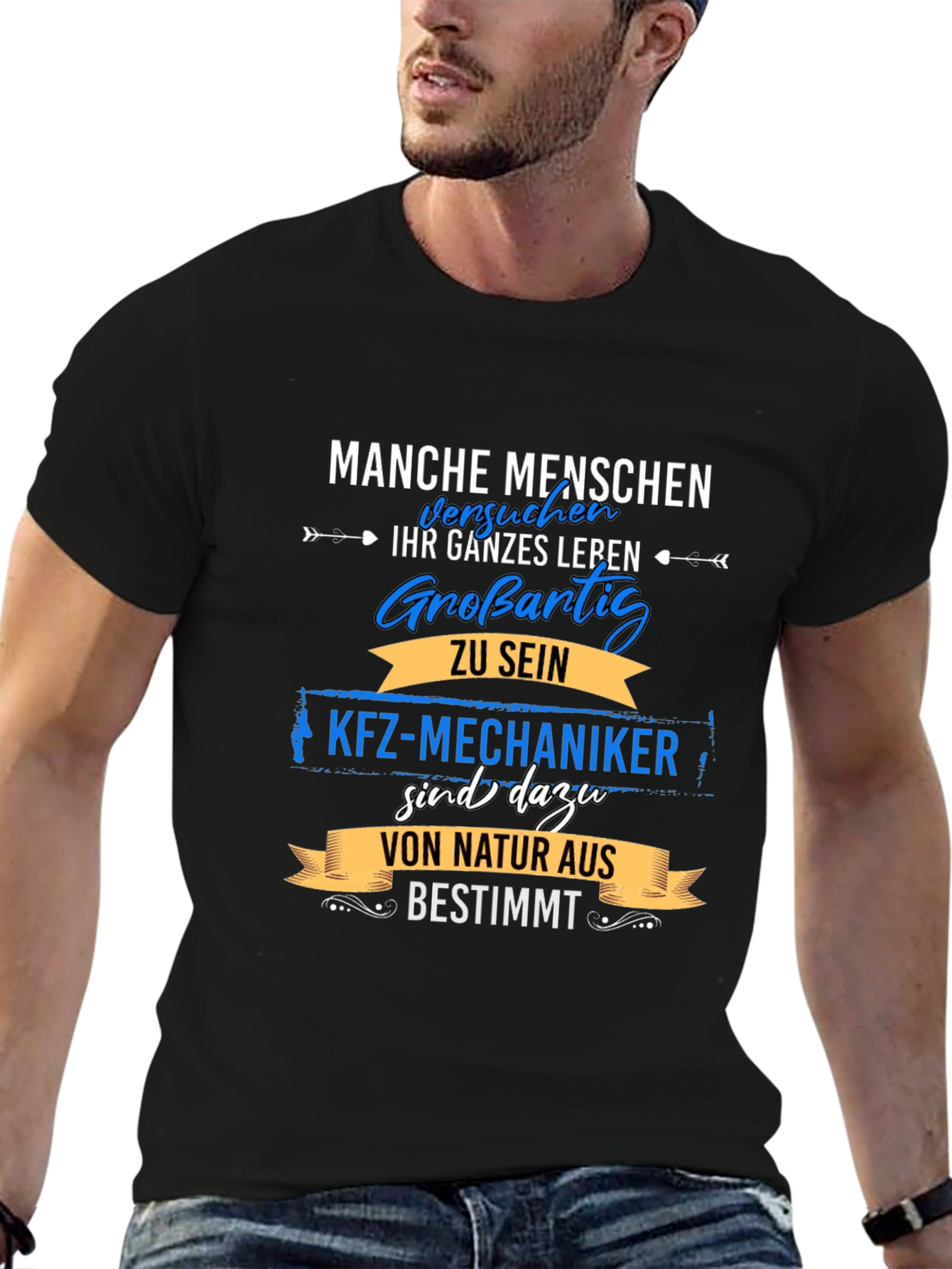 Mens Kfz-Mechaniker Graphic Tee - Great Mechanic Gift