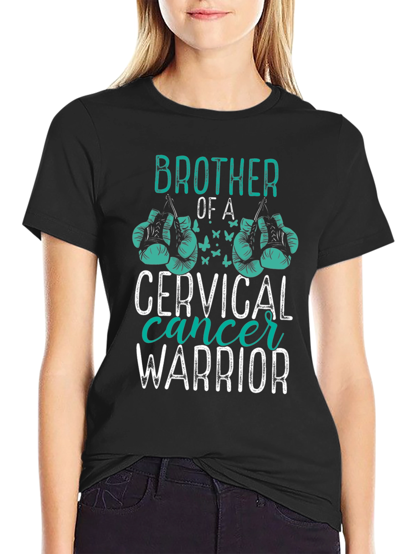 Brother of a Cervical Cancer Warrior T-Shirt
