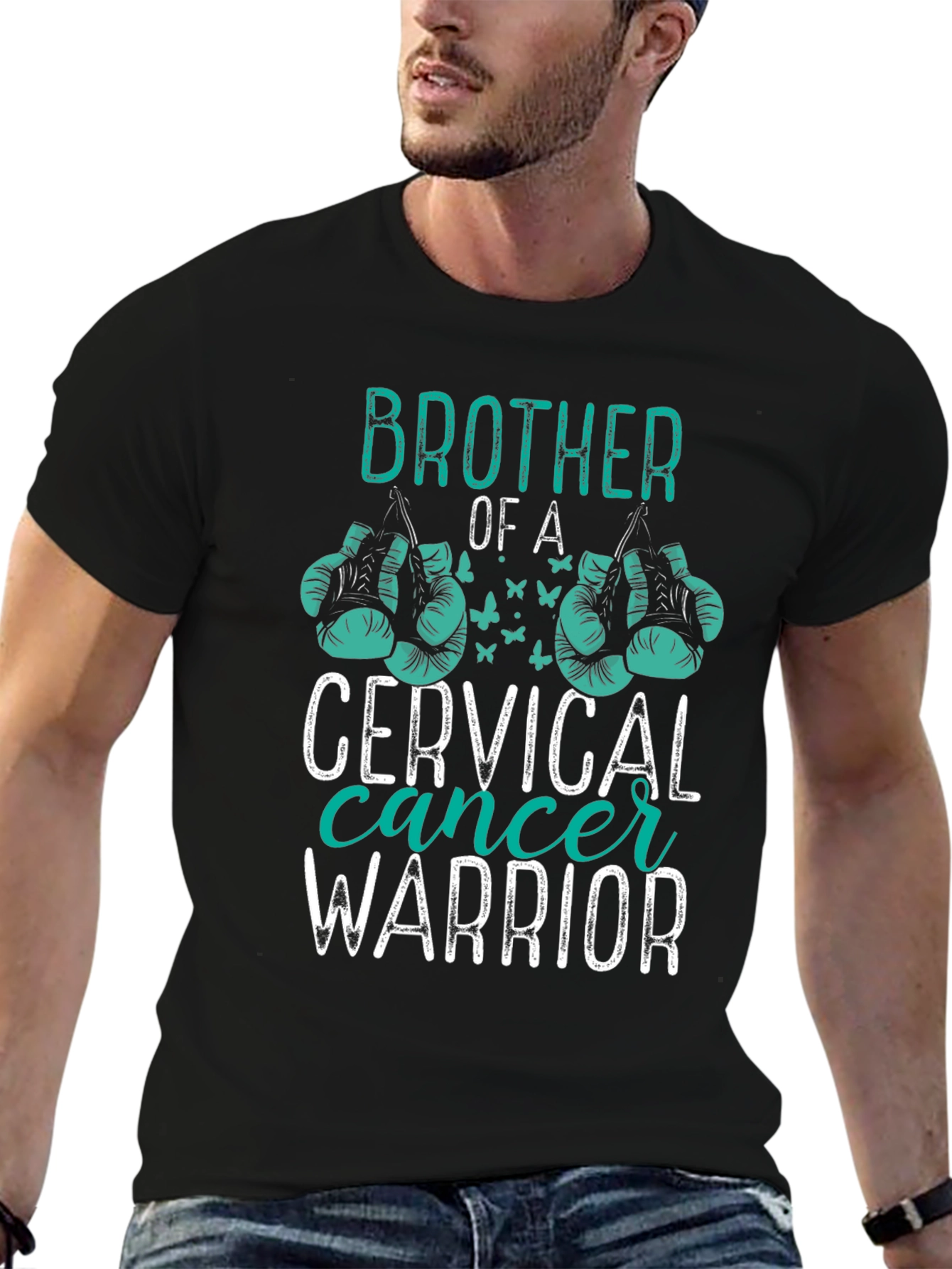 Brother of a Cervical Cancer Warrior T-Shirt