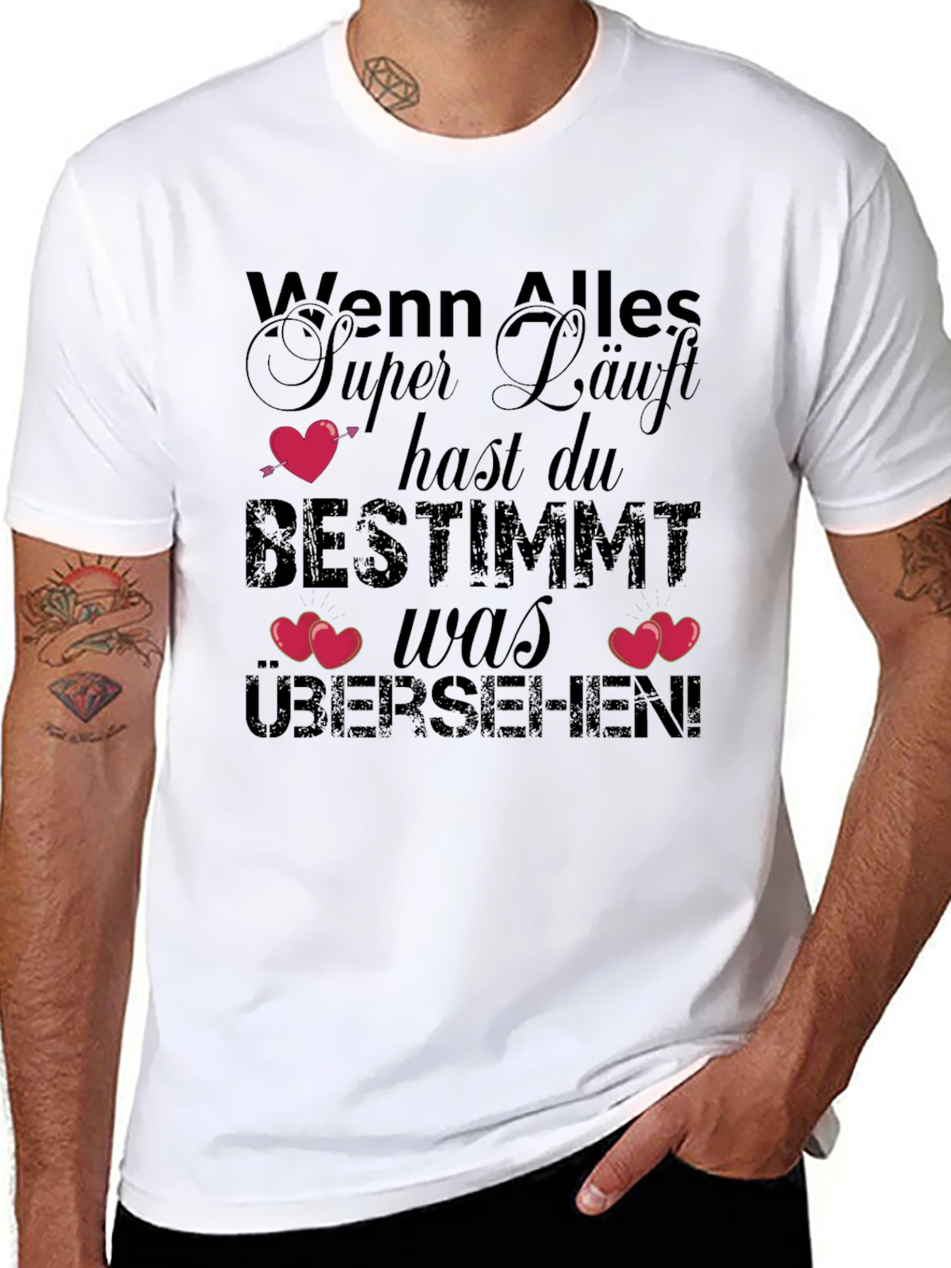 Funny German T-Shirt: When Everything Goes Too Well!