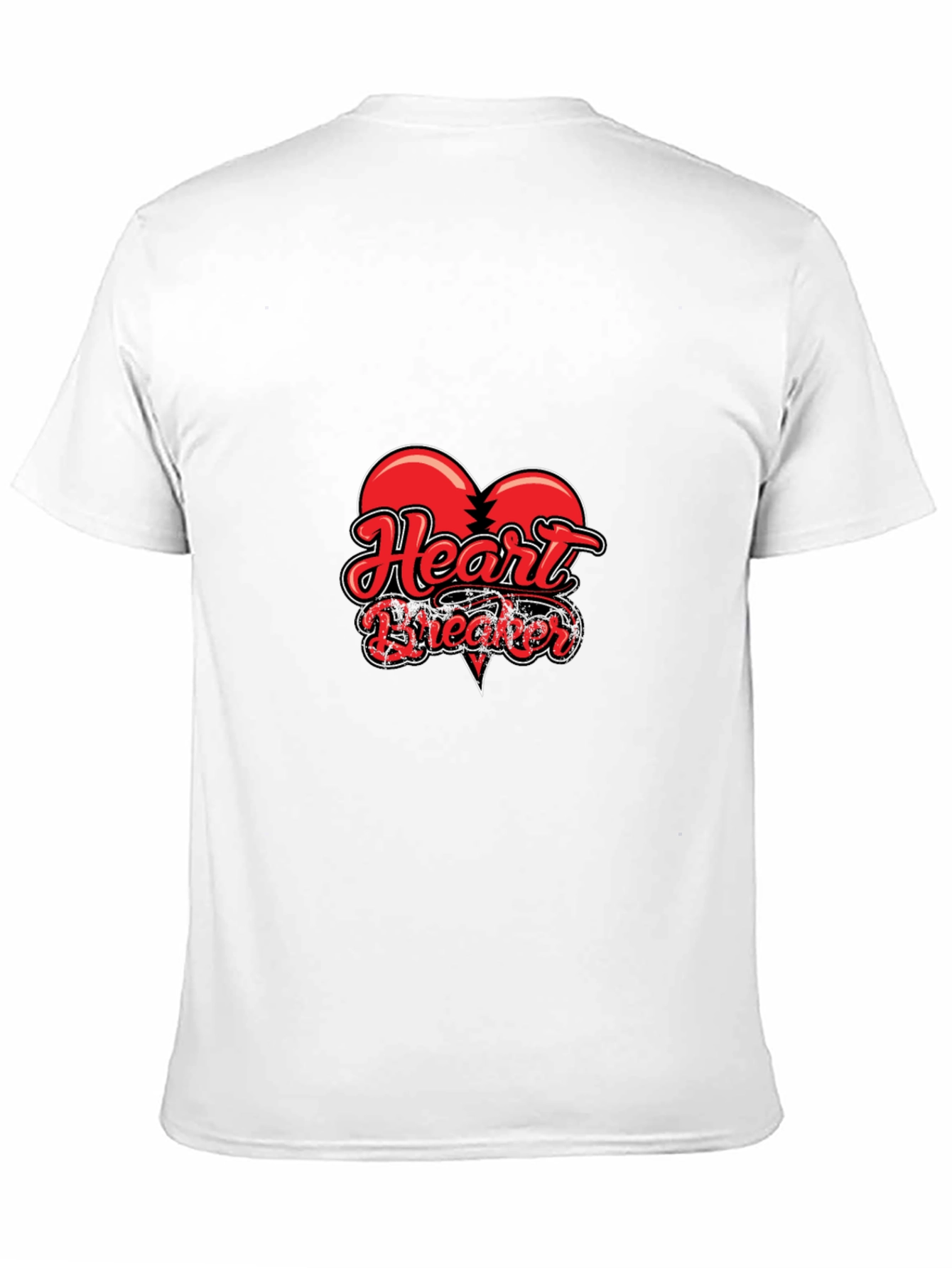 Heartbreaker Graphic Tee - Stylish Black T-Shirt