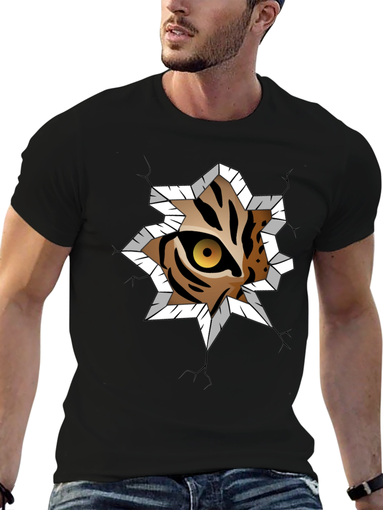 Tiger Eye Graphic Tee - Breakout Design