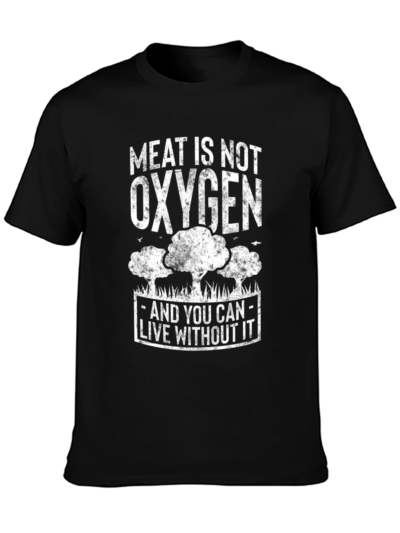Meat is not Oxygen Graphic T-Shirt