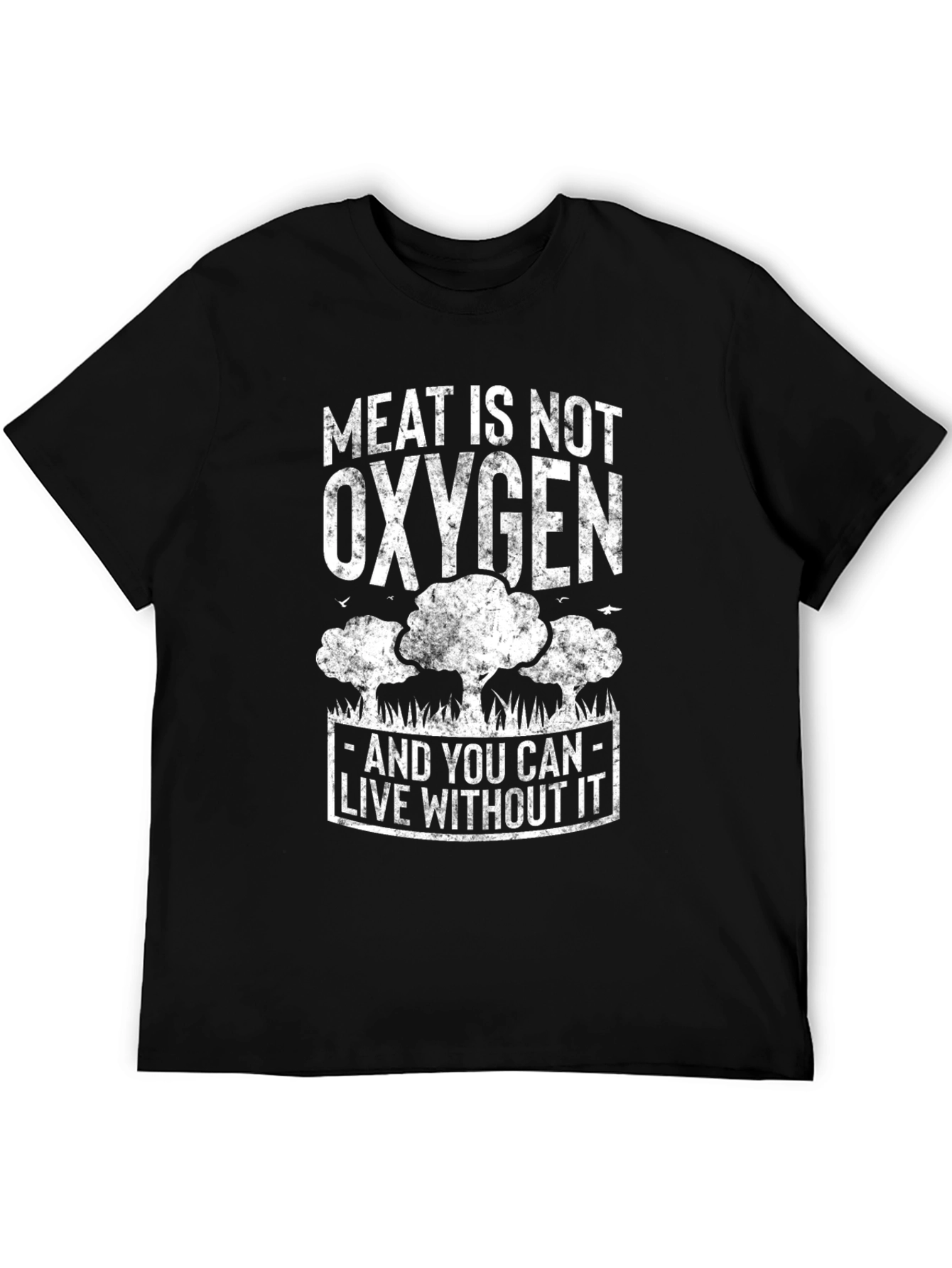 Meat is not Oxygen Graphic T-Shirt