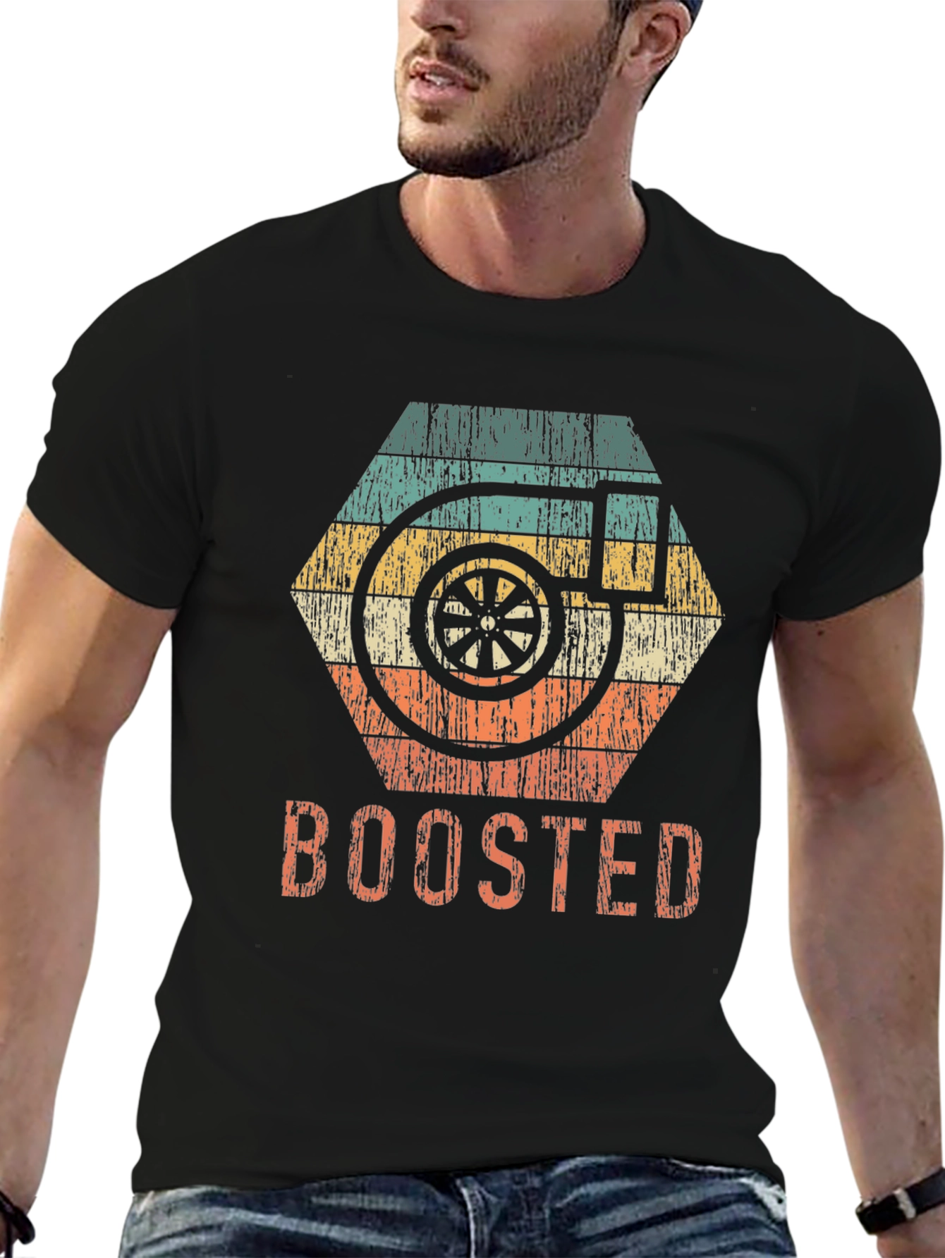 Boosted Turbo Retro Graphic T-Shirt