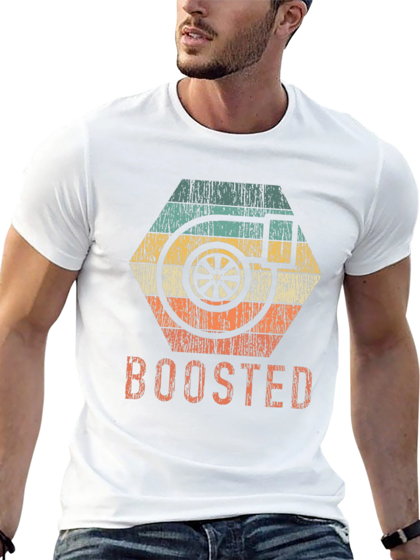 Boosted Turbo Retro Graphic T-Shirt