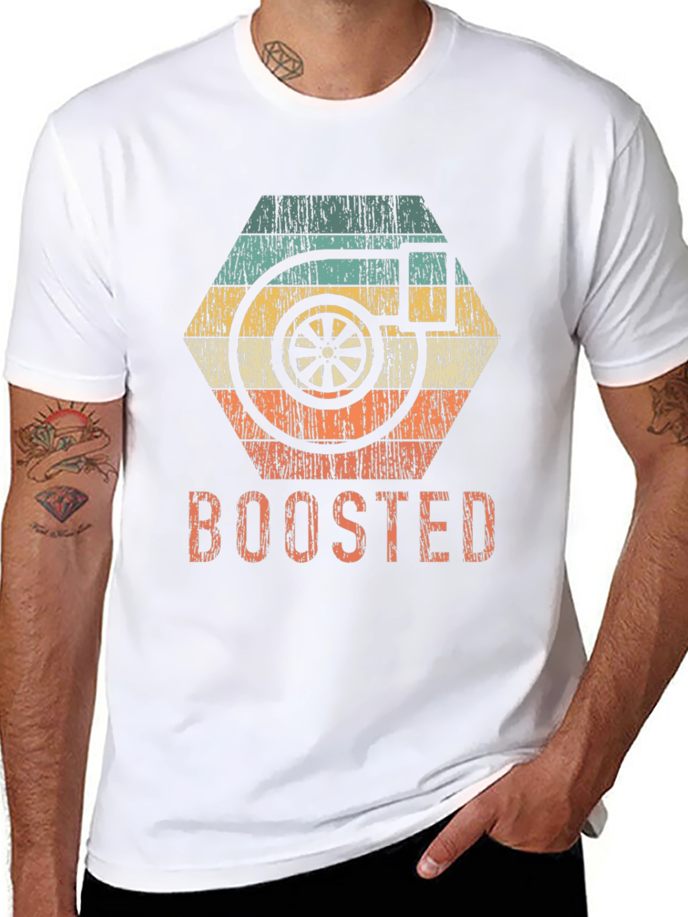 Boosted Turbo Retro Graphic T-Shirt