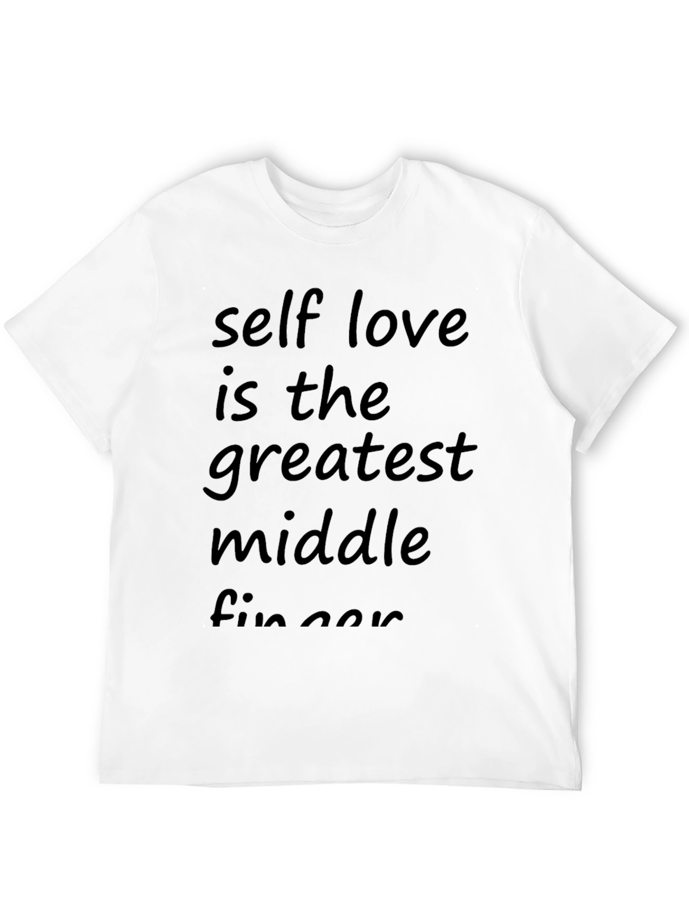 Self Love Statement T-Shirt - Black