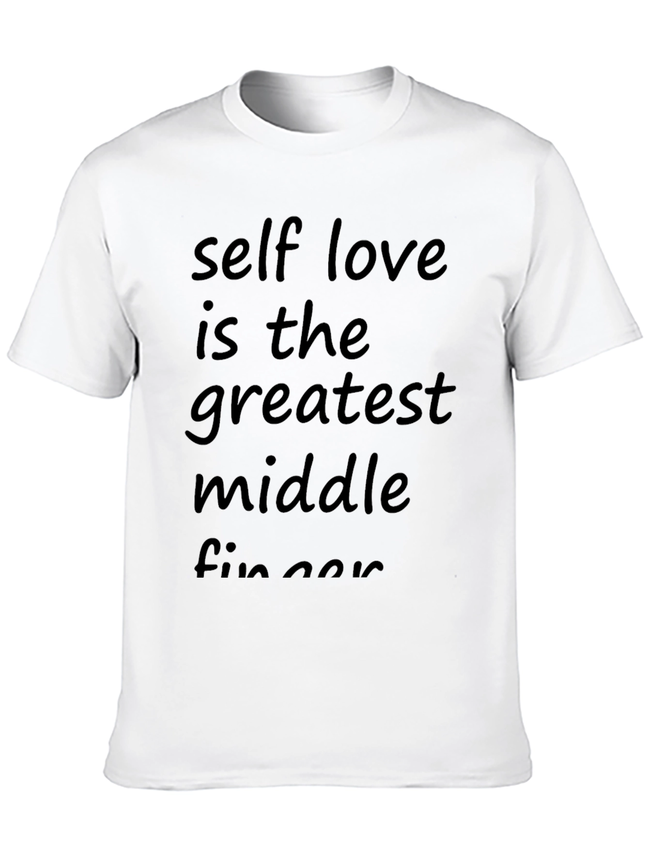 Self Love Statement T-Shirt - Black