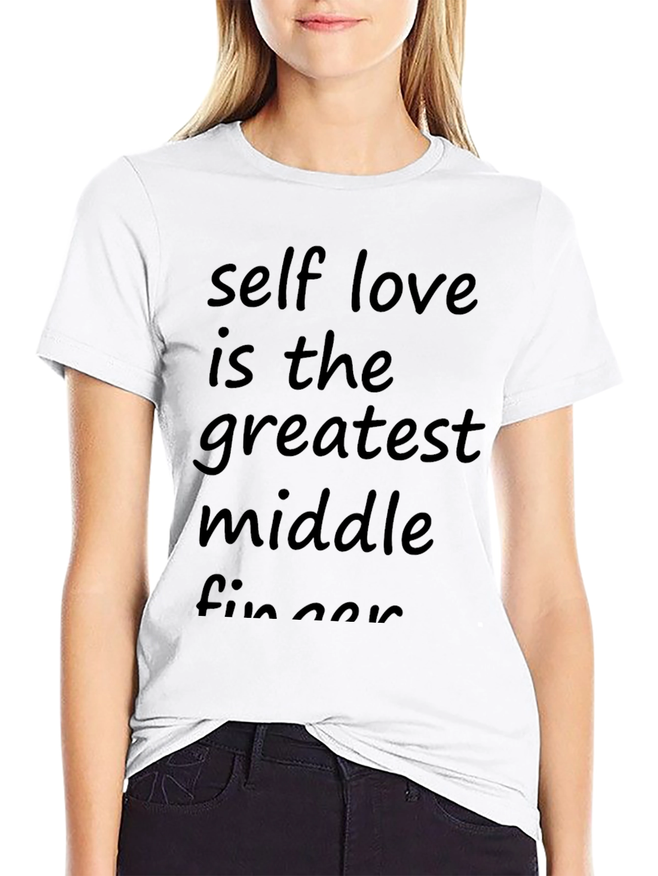Self Love Statement T-Shirt - Black