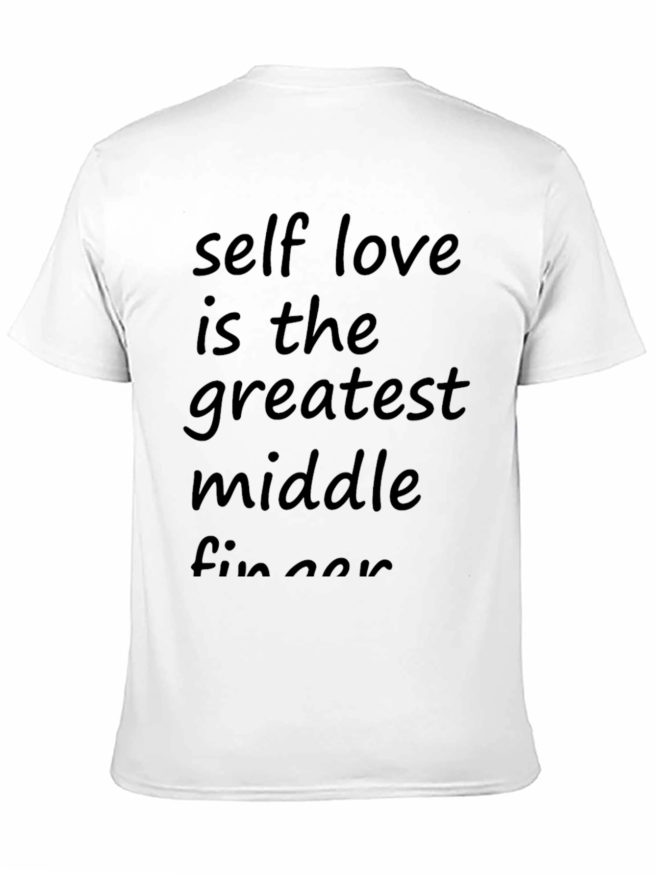 Self Love Statement T-Shirt - Black
